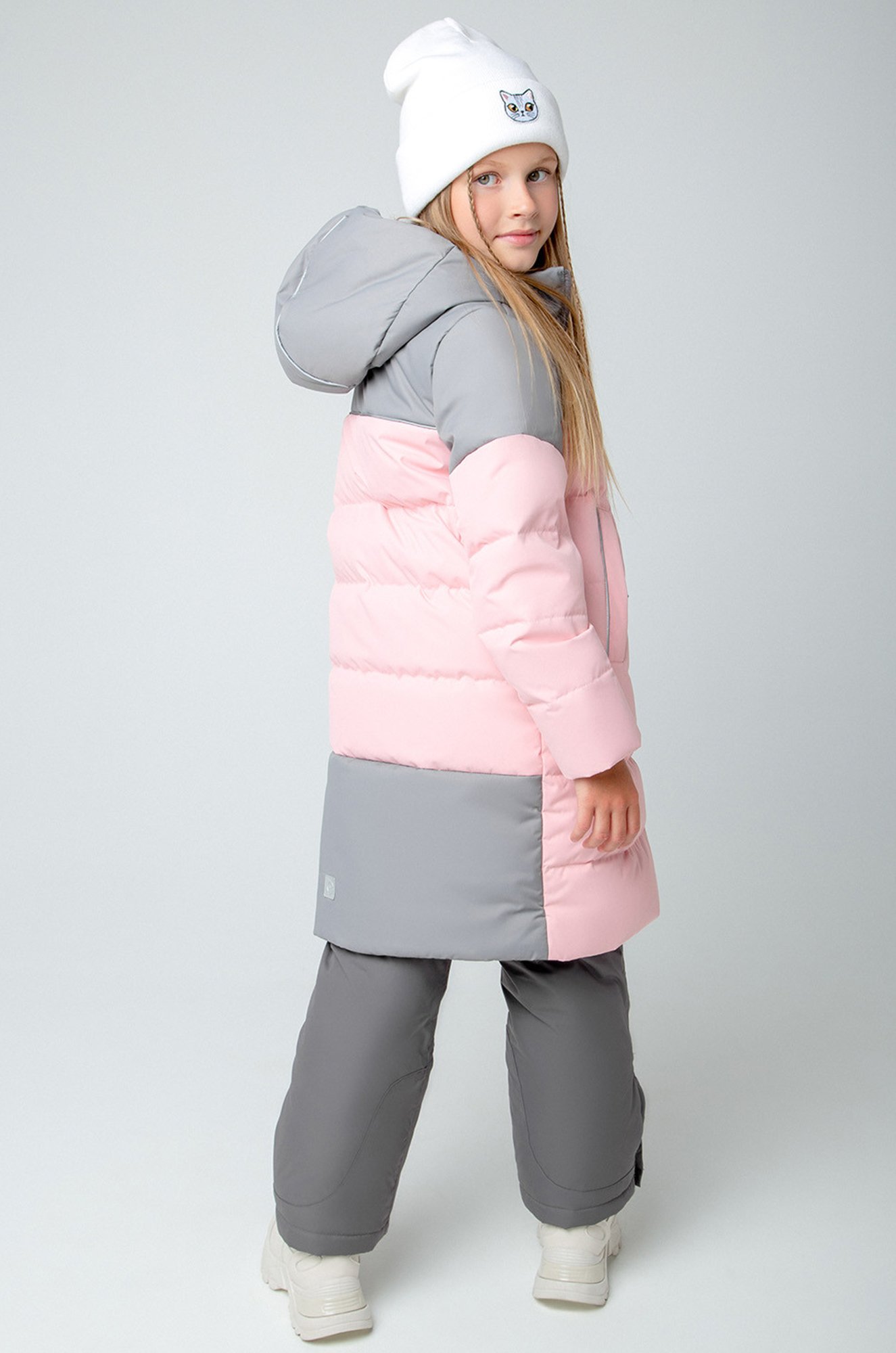 Зимнее пальто для девочки с утеплителем Cubby