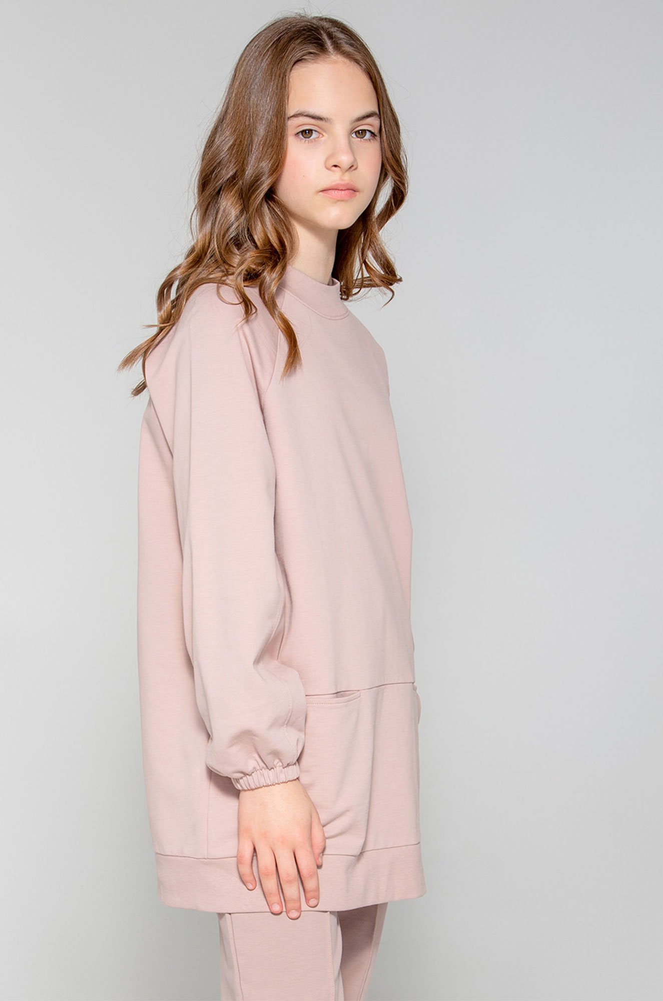 Платье для девочки из петельчатого футера Cubby