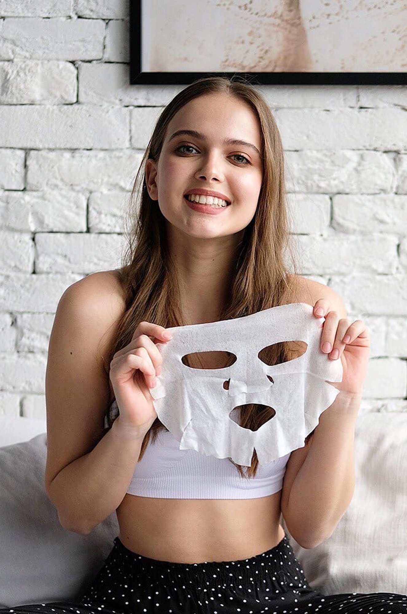 Тканевая маска для лица и бальзам для губ гиалуроновые Fito косметик
