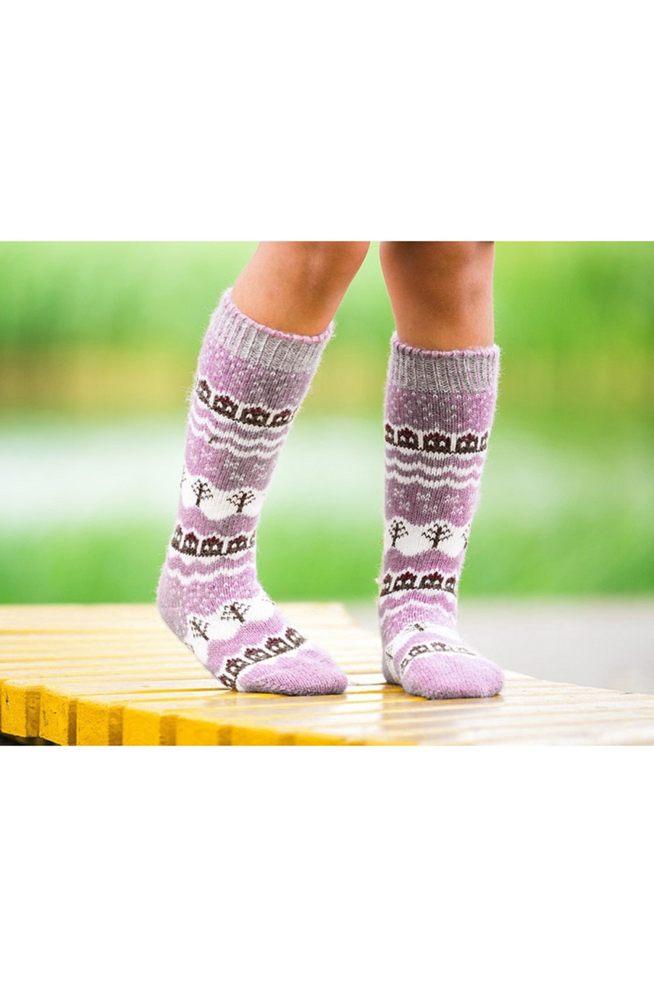 Гольфы для девочки шерстяные Бабушкины носки
