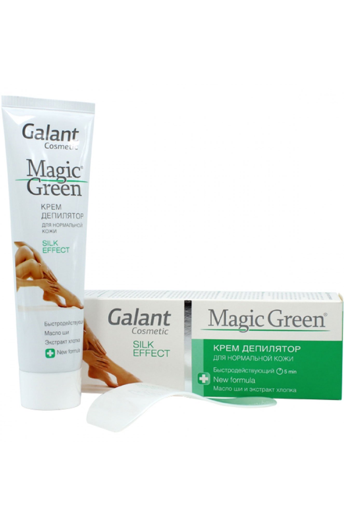 Депилятор Magic Green для нормальной кожи 100 мл Galant cosmetic