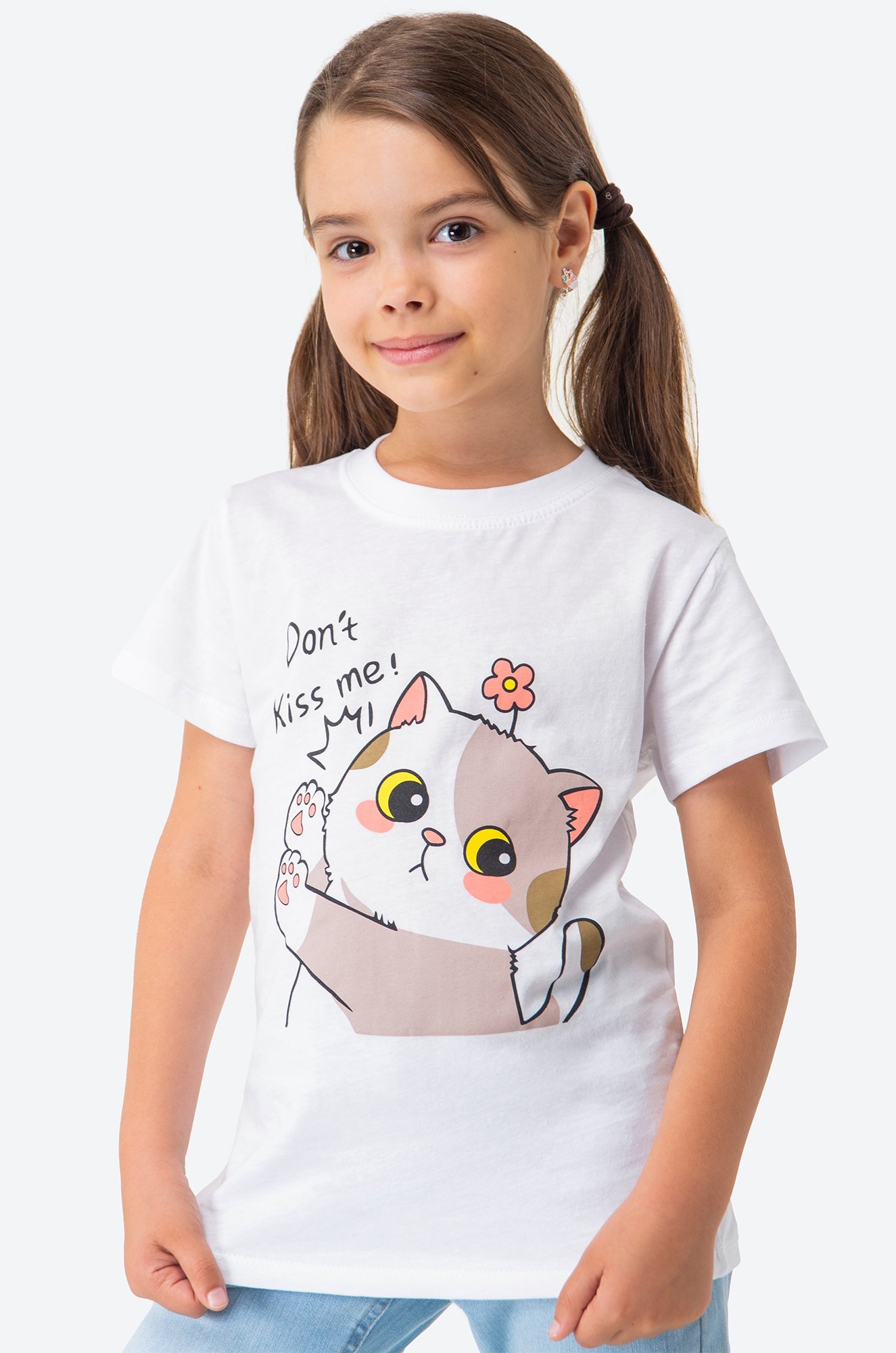 Детская хлопковая футболка Happyfox