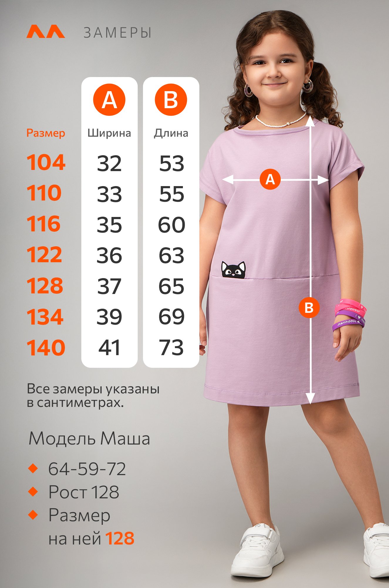 Летнее платье для девочки Happyfox