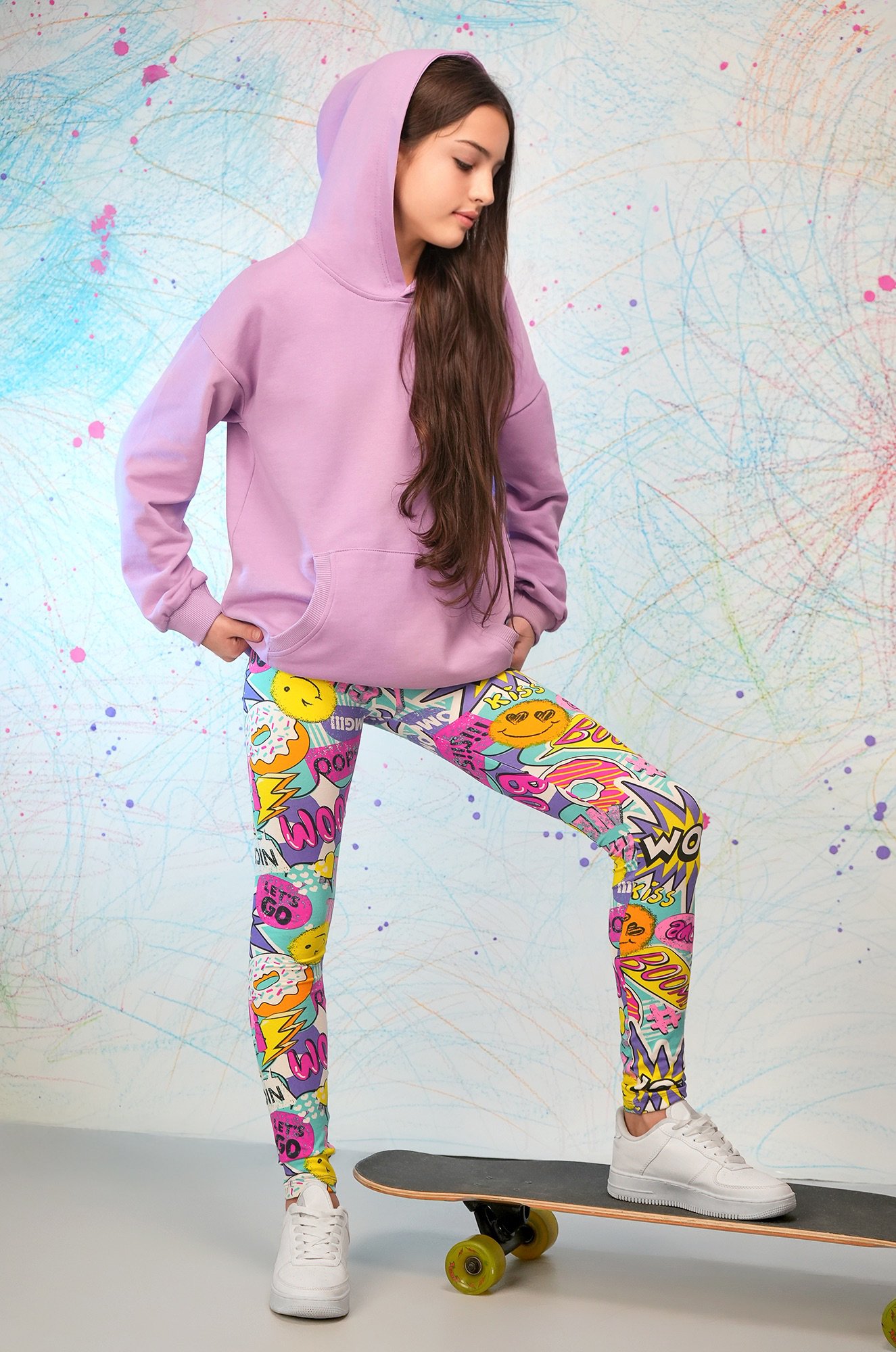 Лосины из бамбука для девочки Happyfox