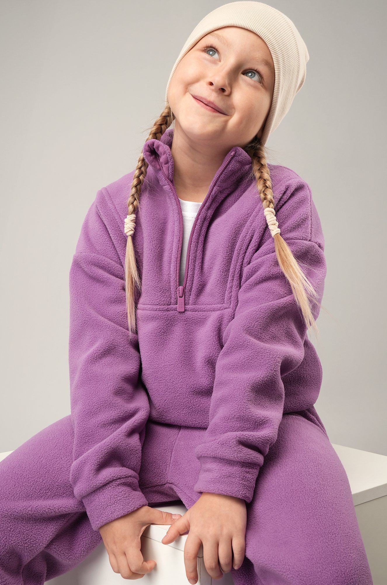 Флисовый костюм для девочки Happyfox Флисовый костюм для девочки Happyfox