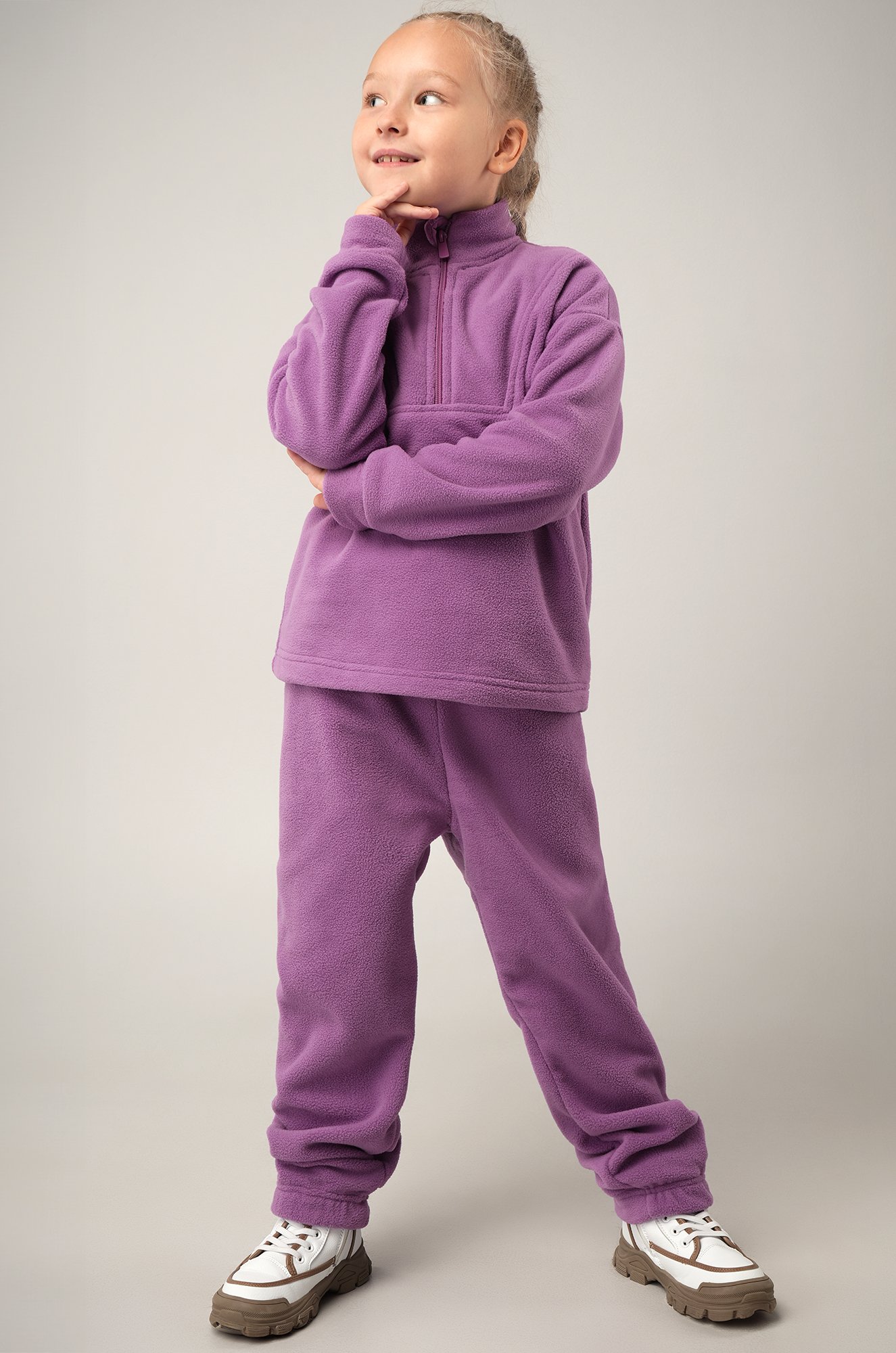 Флисовый костюм для девочки Happyfox