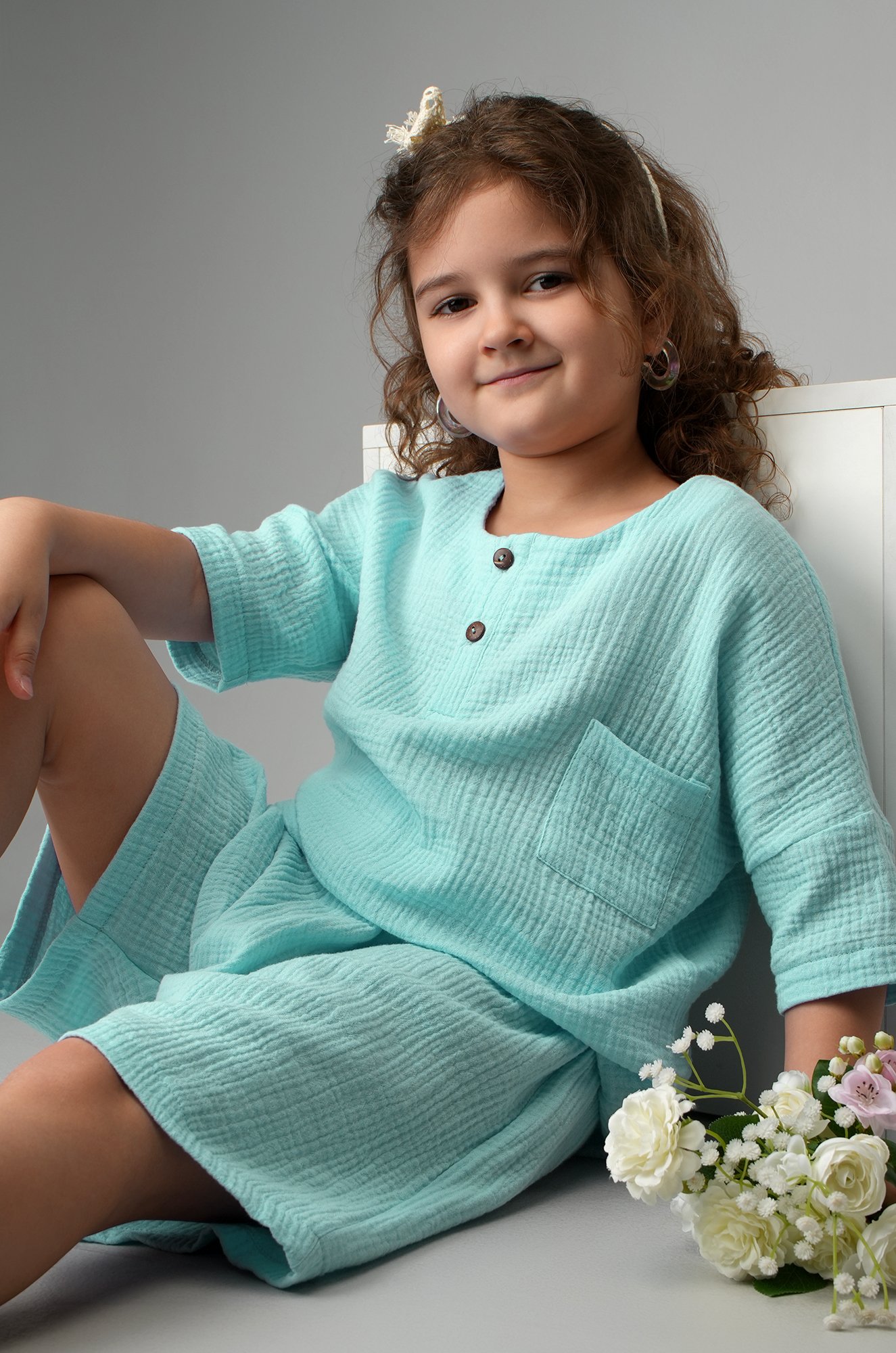 Костюм детский из муслина Happyfox