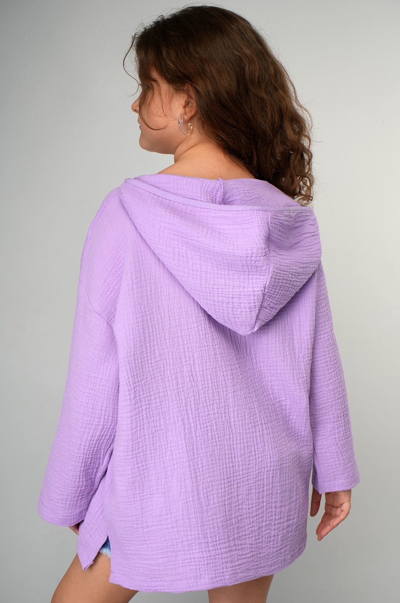 Детская хлопковая пляжная туника из муслина Happyfox