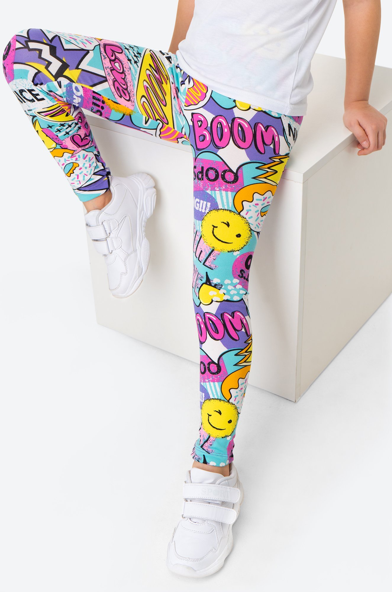 Набор лосин из бамбука для девочки 3 шт Happyfox