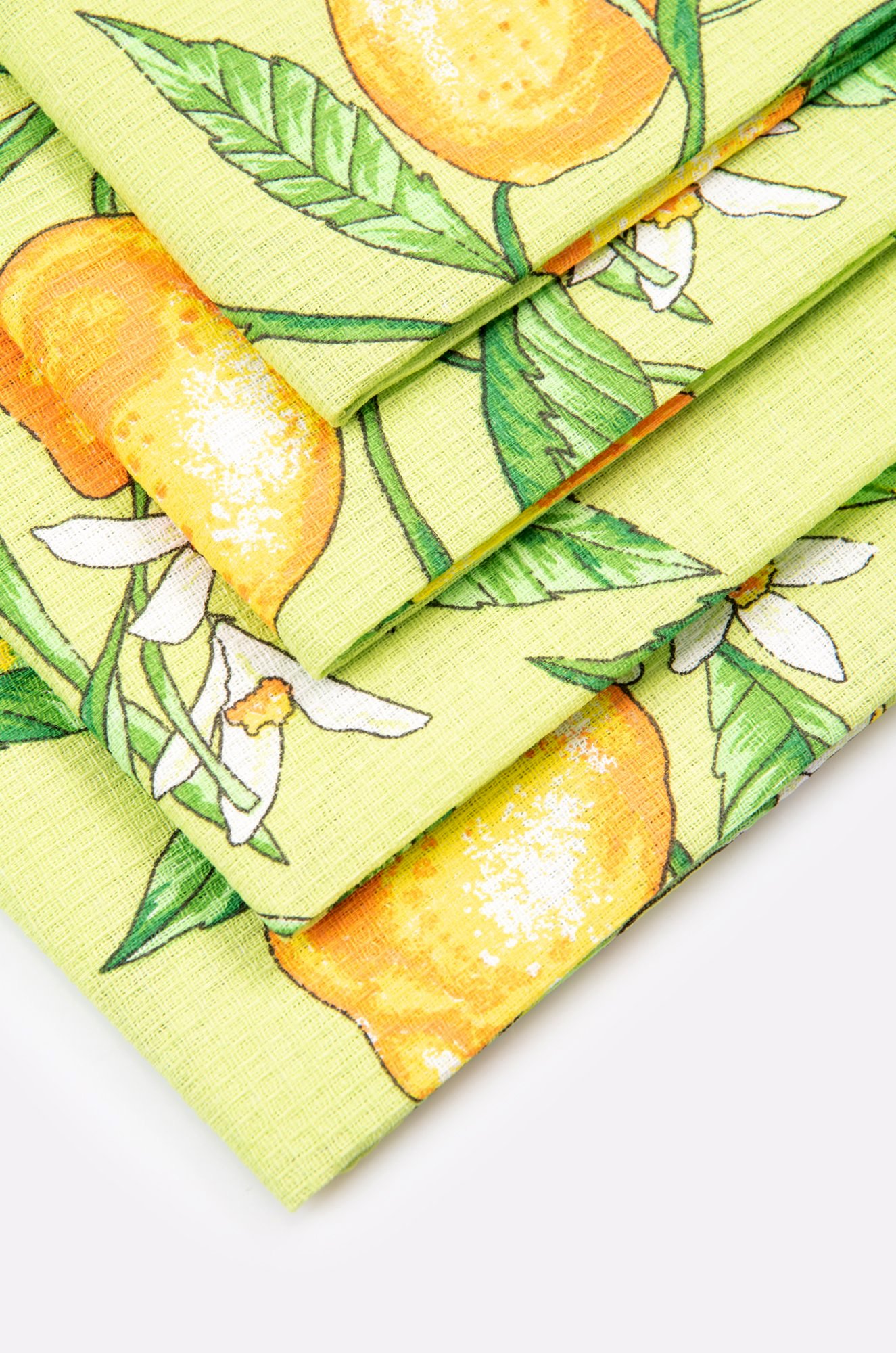 Набор вафельных полотенец 4 шт Happy Fox Home