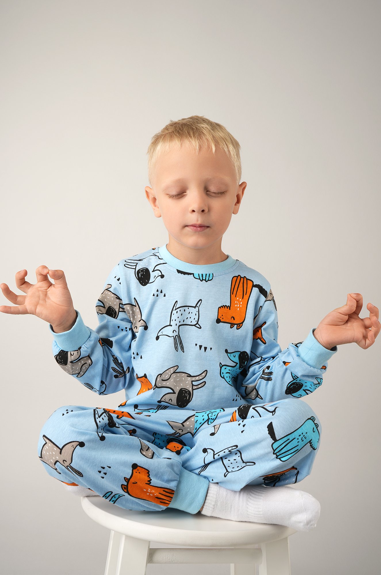 Хлопковая пижама для мальчика Happyfox