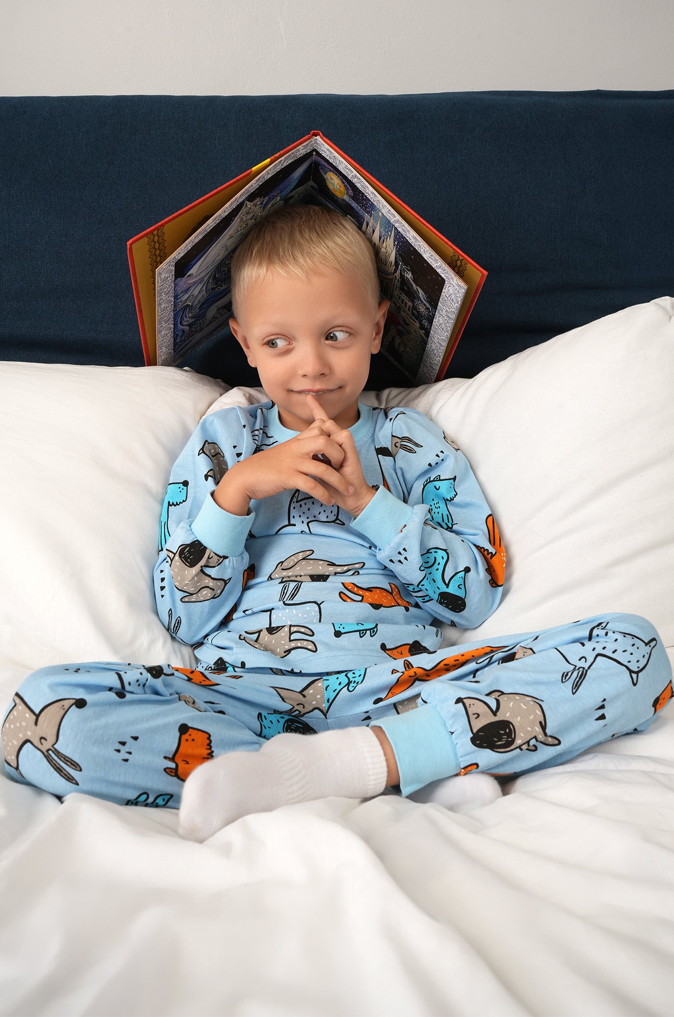 Хлопковая пижама для мальчика Happyfox