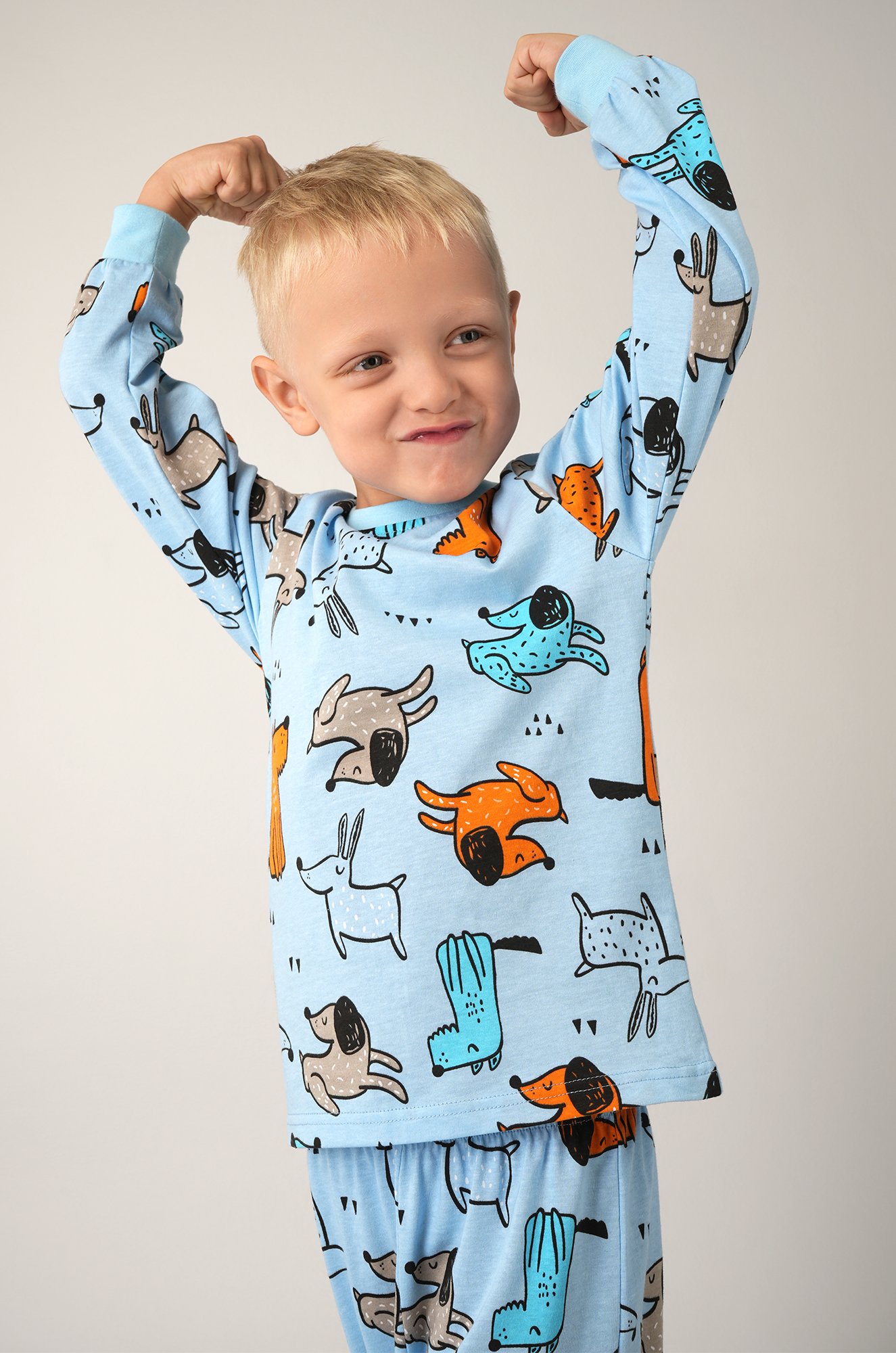 Хлопковая пижама для мальчика Happyfox