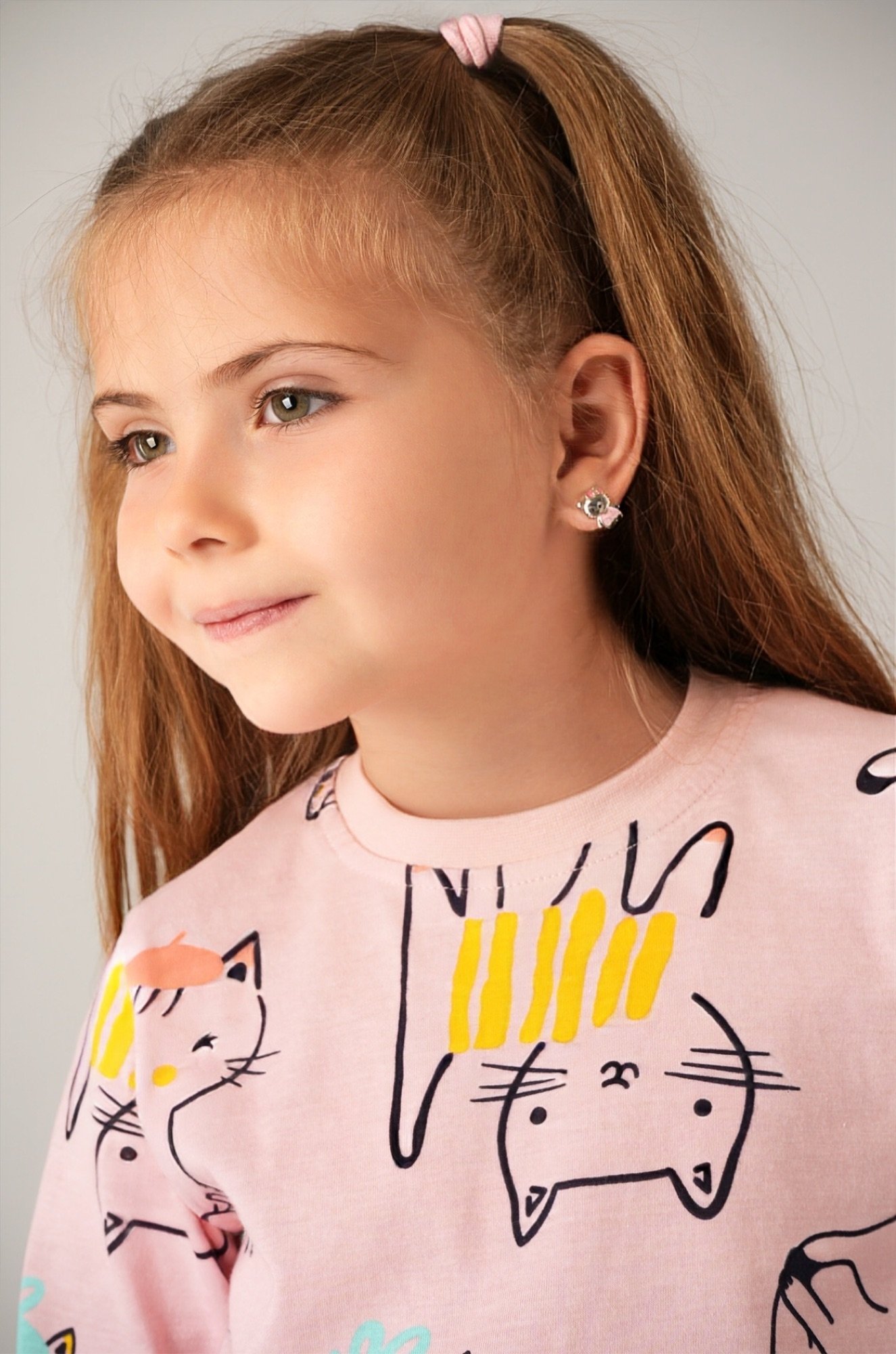 Хлопковая пижама для девочки Happyfox