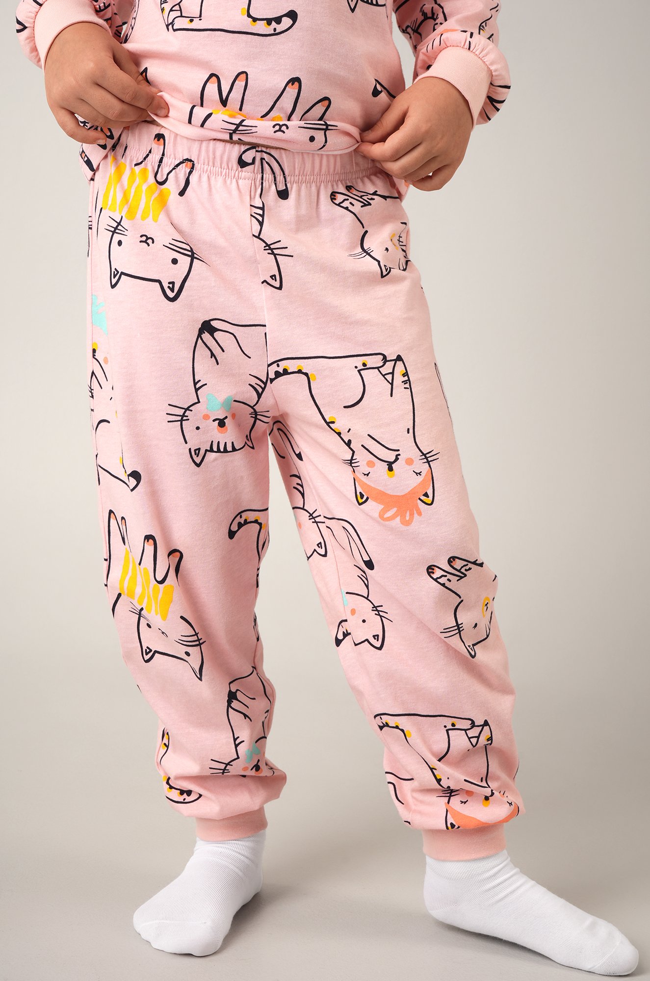 Хлопковая пижама для девочки Happyfox