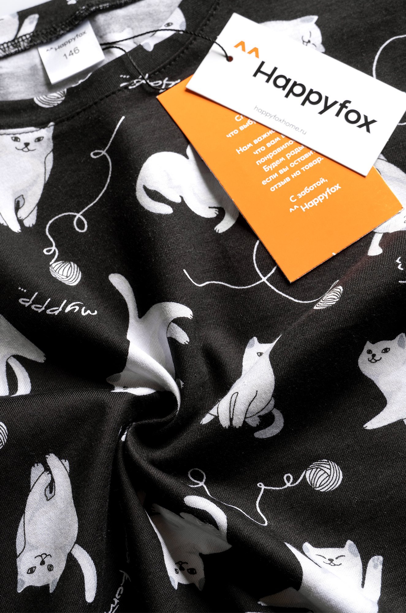 Туника оверсайз для девочки Happyfox