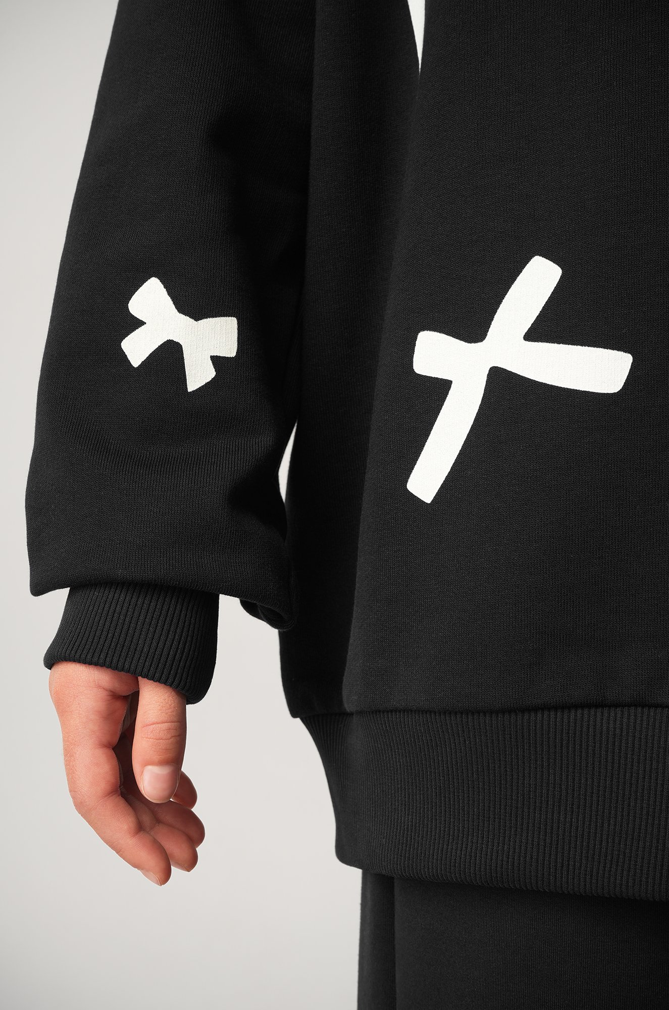 Свитшот оверсайз для девочки из футера трехнитки Happyfox