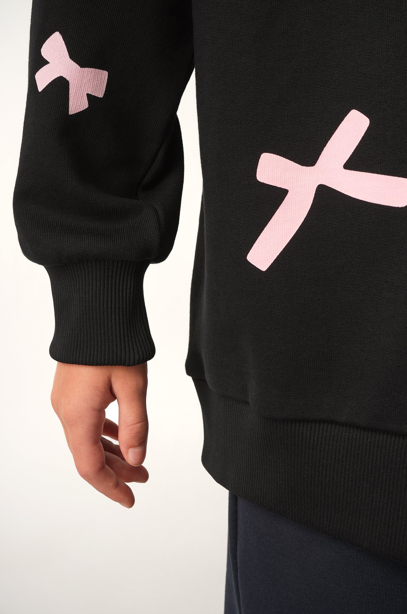 Свитшот оверсайз для девочки из футера трехнитки Happyfox