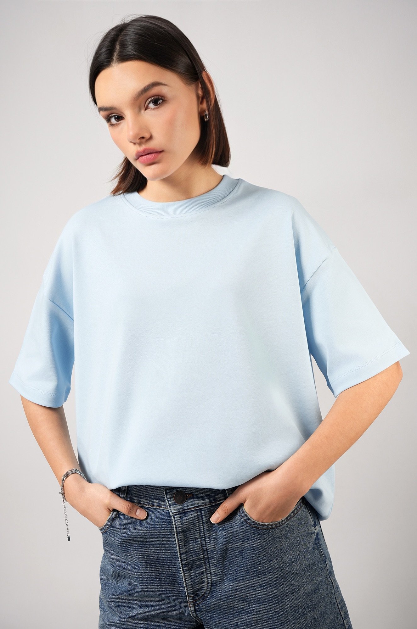 Женская футболка оверсайз Happyfox