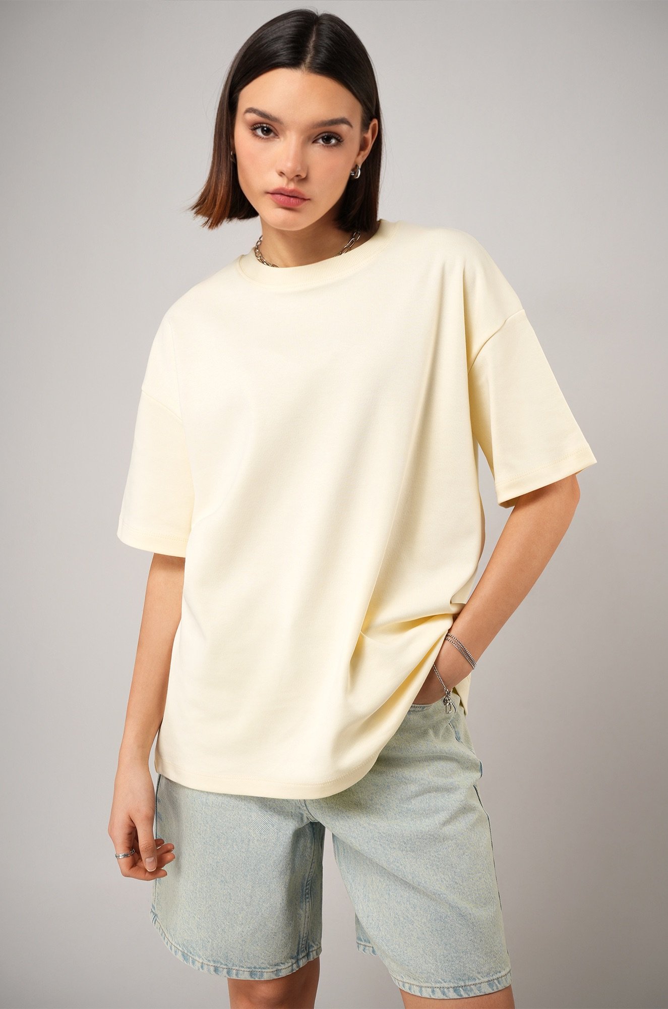 Женская футболка оверсайз Happyfox