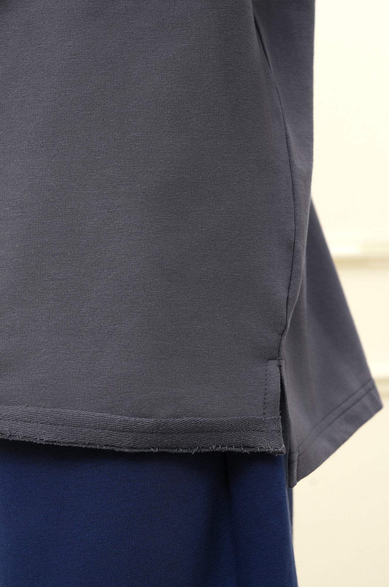 Мужская футболка оверсайз из футера двухнитки Happyfox