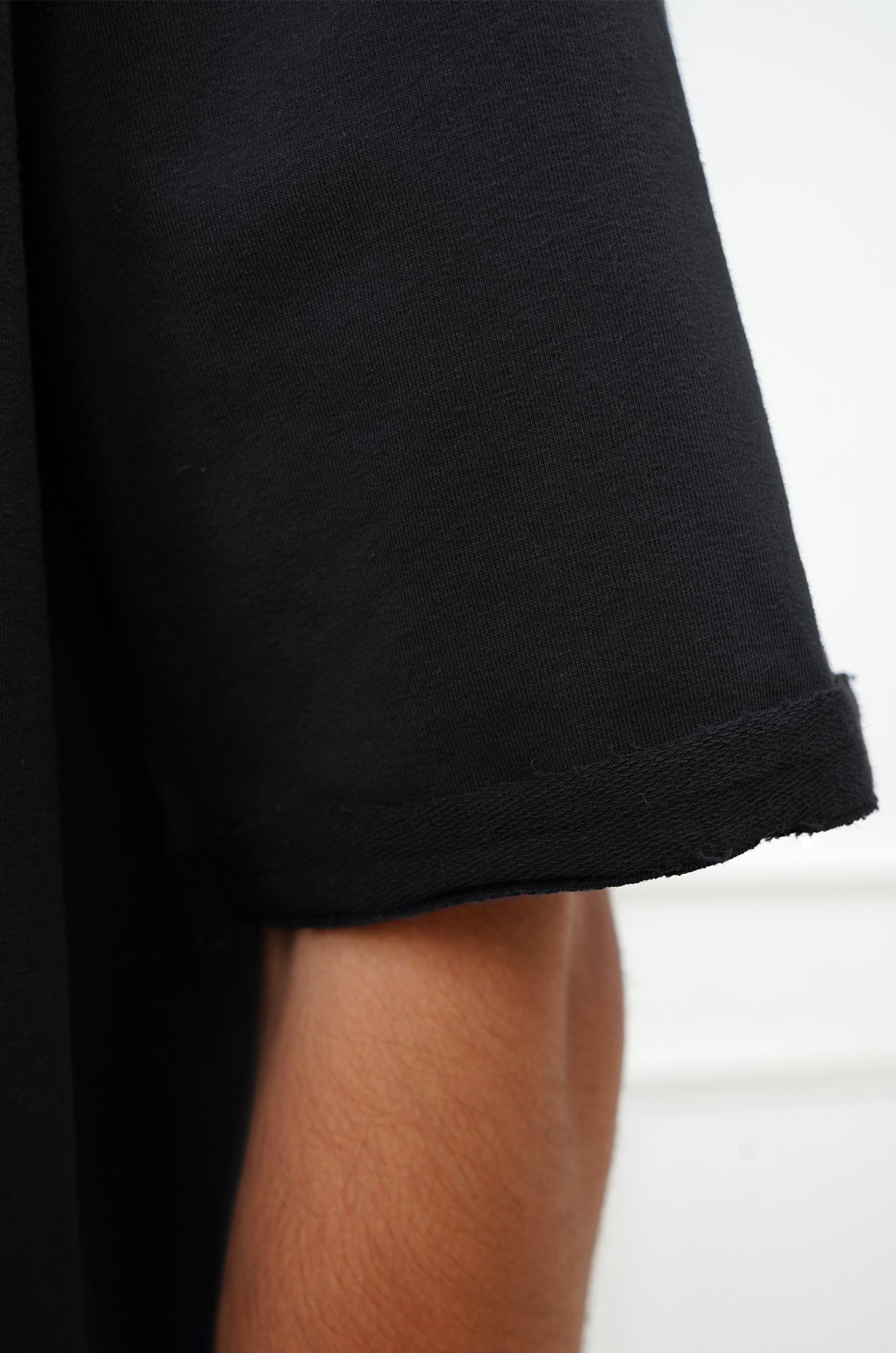 Мужская футболка оверсайз из футера двухнитки Happyfox