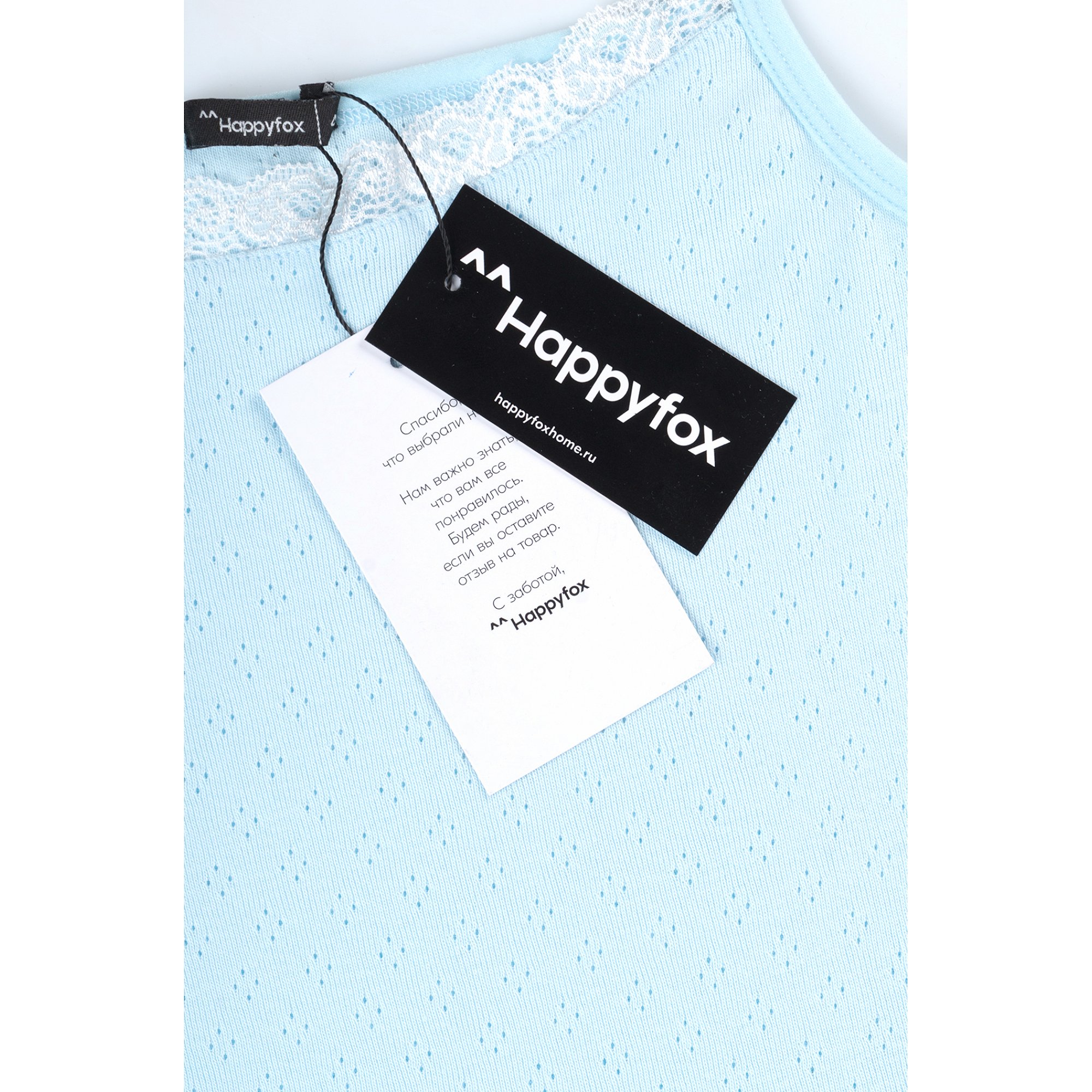 Женская пижама с шортами из ажурного хлопка Happyfox