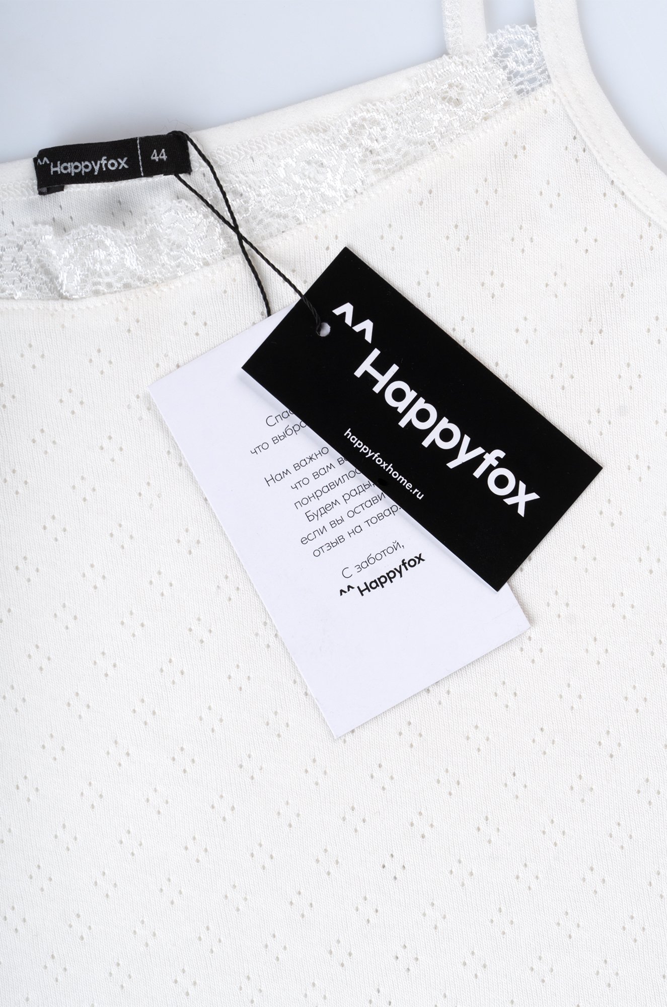 Женская пижама с шортами из ажурного хлопка Happyfox