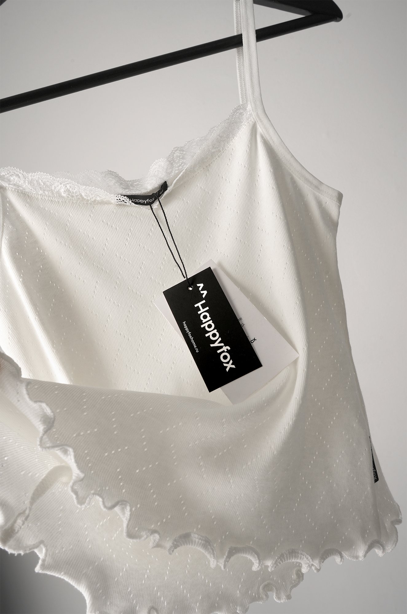 Женская пижама с шортами из ажурного хлопка Happyfox