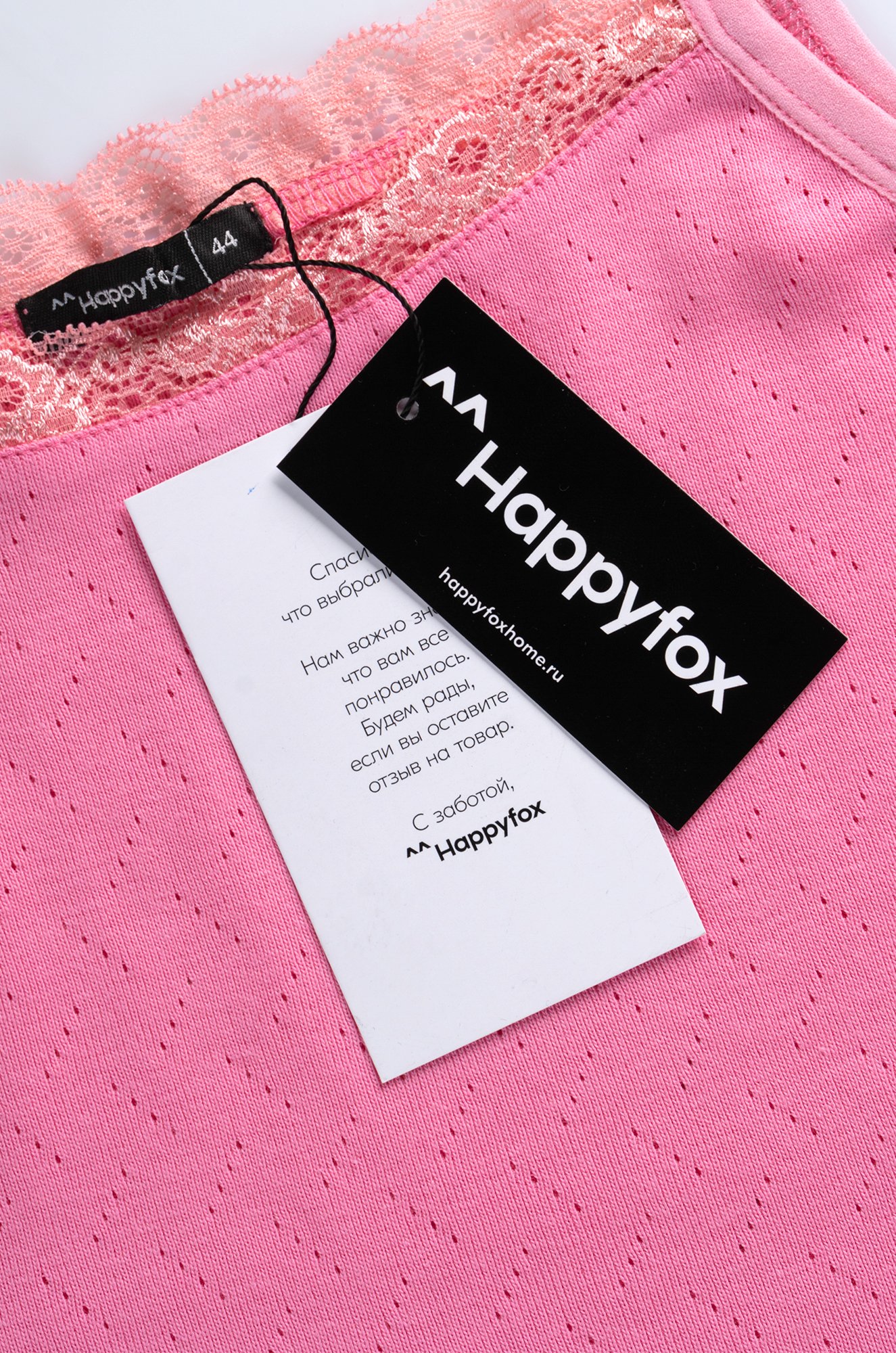 Женская пижама с шортами из ажурного хлопка Happyfox