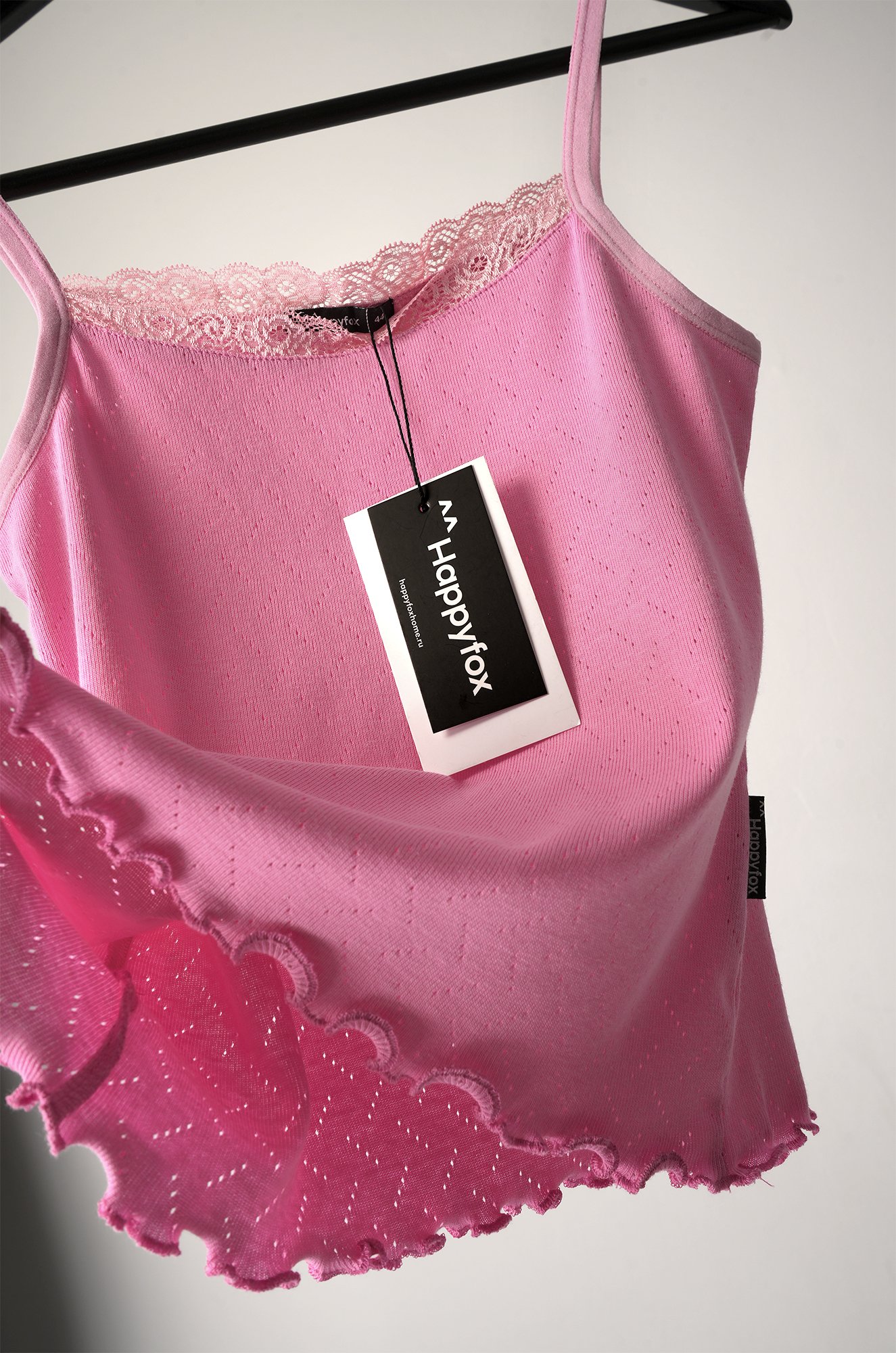 Женская пижама с шортами из ажурного хлопка Happyfox