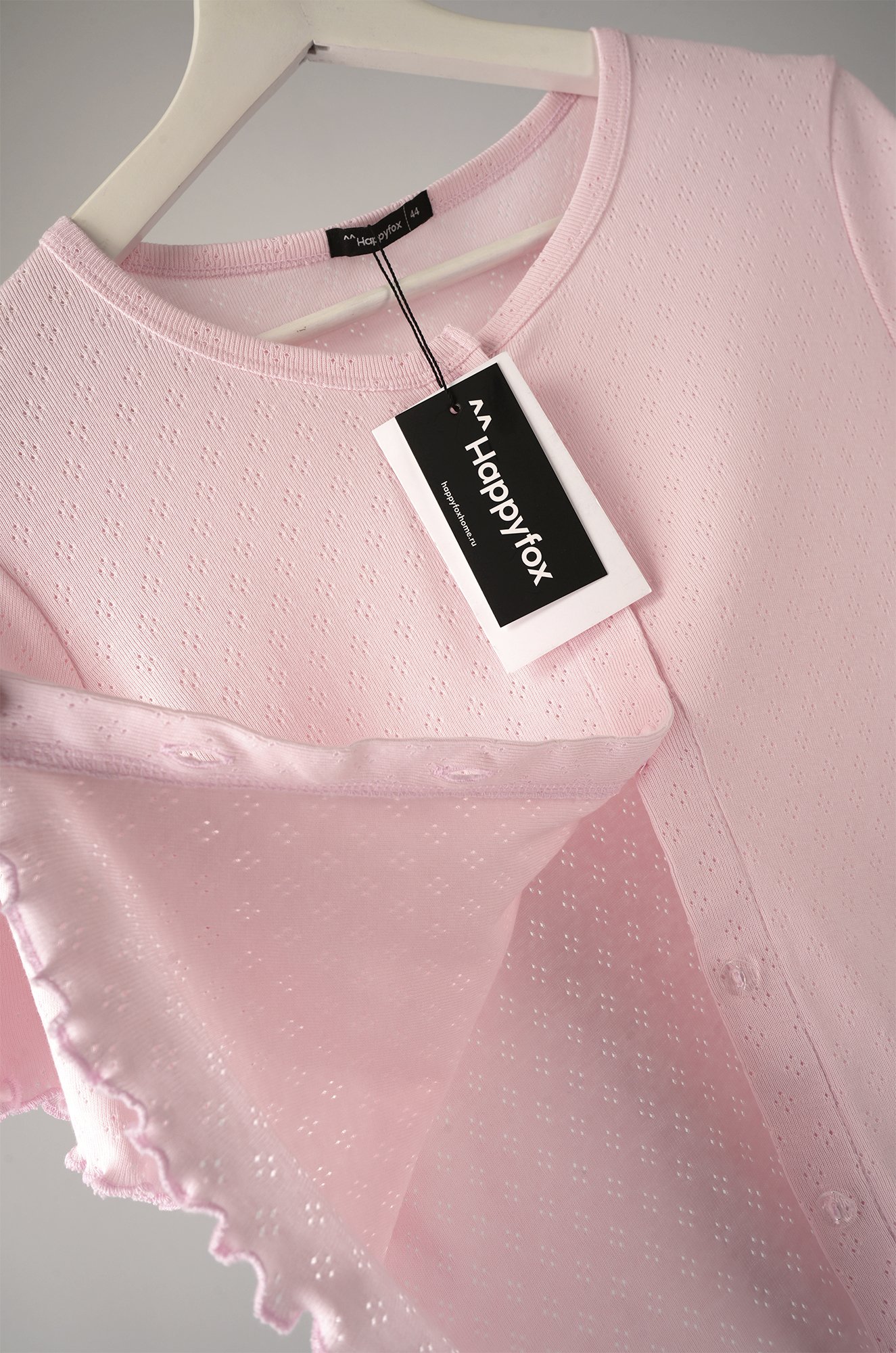 Женская пижама с шортами из ажурного хлопка Happyfox