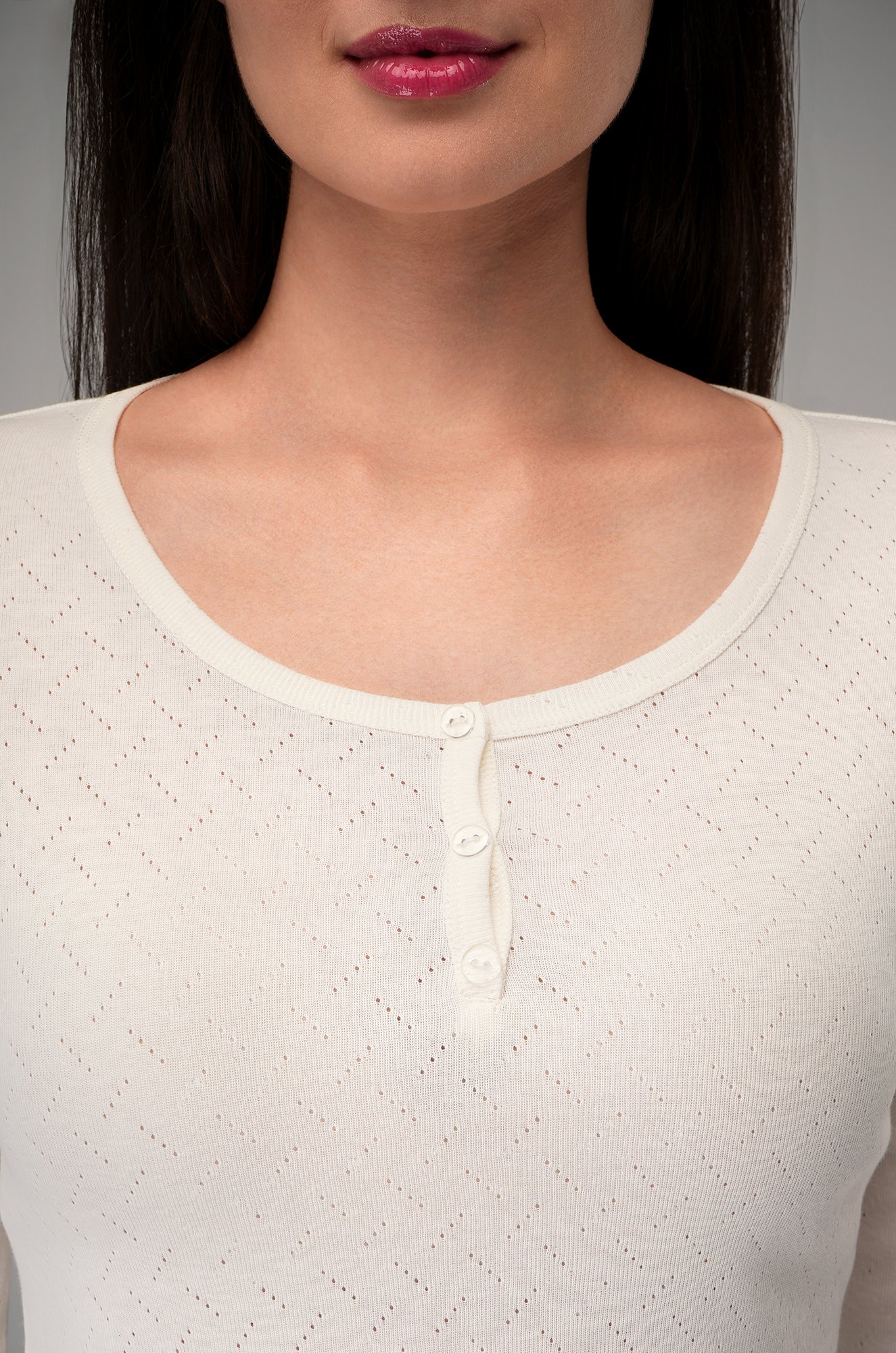 Женская пижама с брюками из ажурного хлопка Happyfox