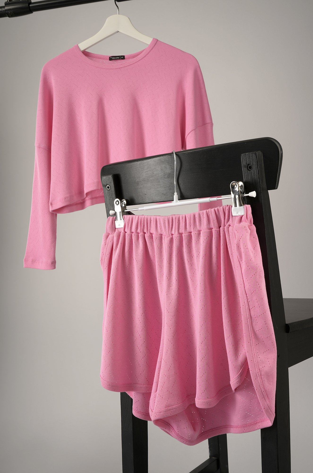 Женская пижама с шортами из ажурного хлопка Happyfox