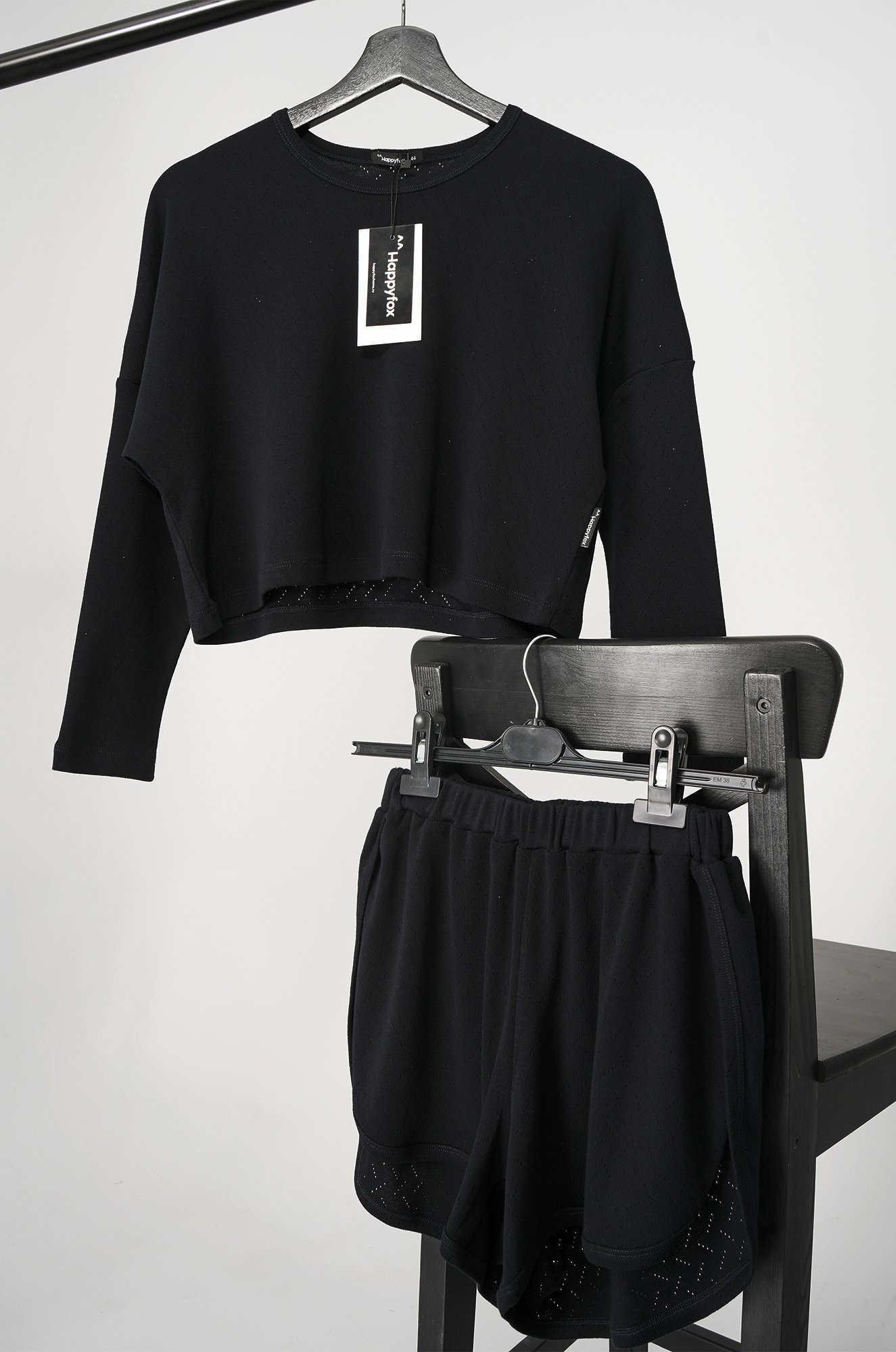 Женская пижама с шортами из ажурного хлопка Happyfox