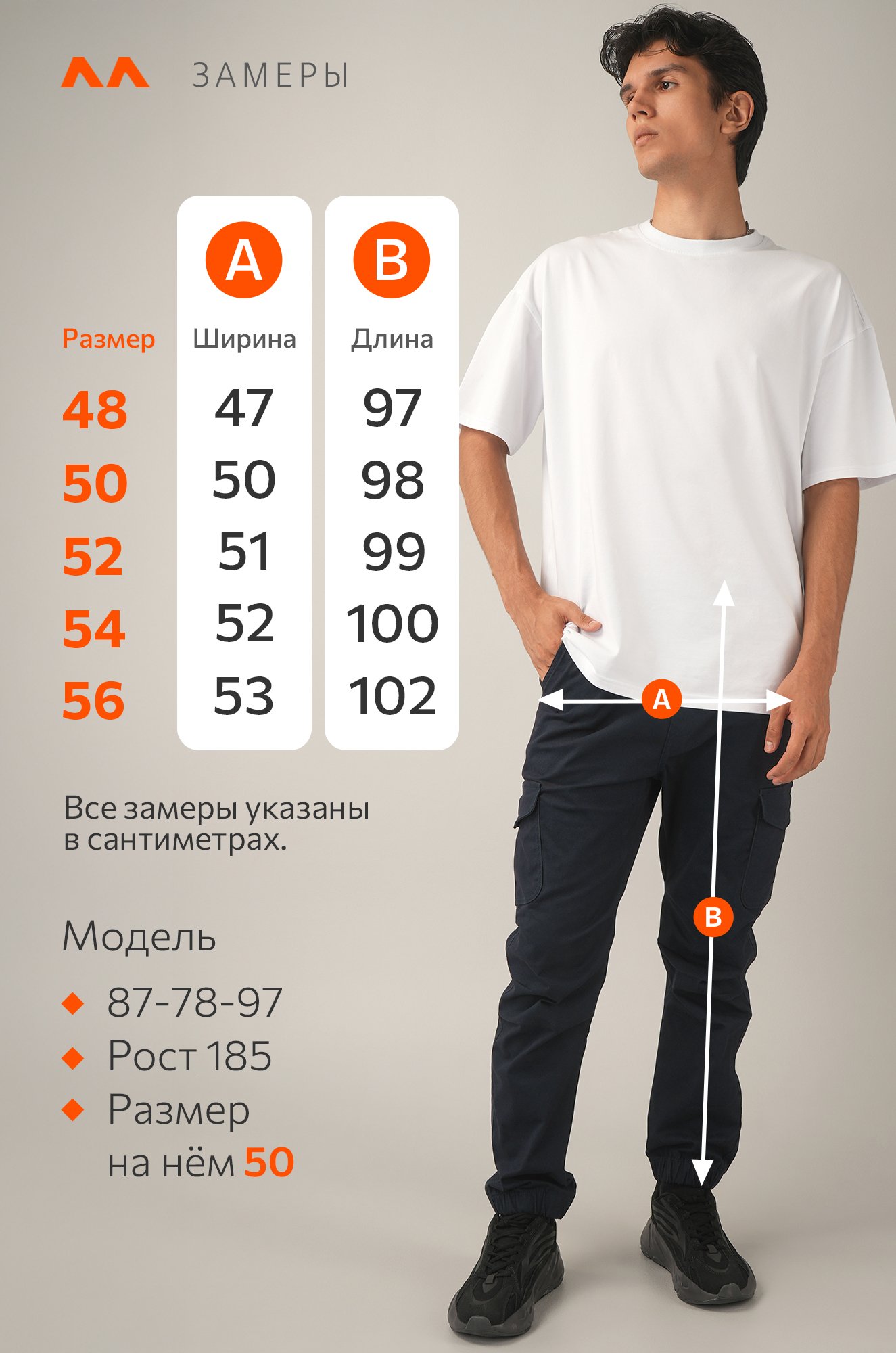 Мужские брюки-джоггеры Happyfox