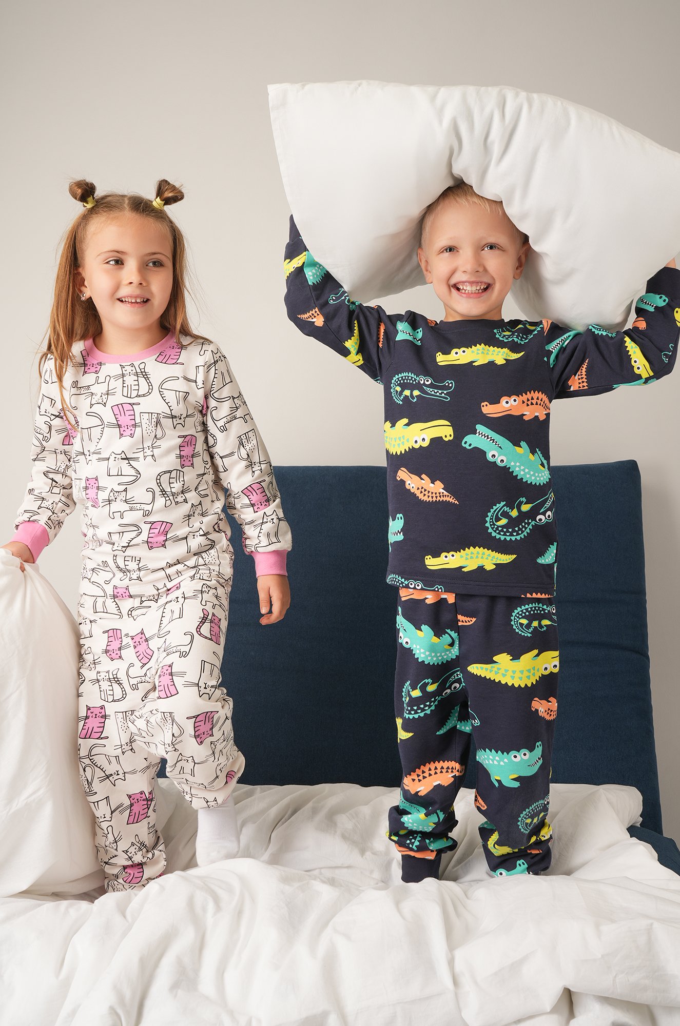 Пижама из футера с начесом для мальчика Happyfox