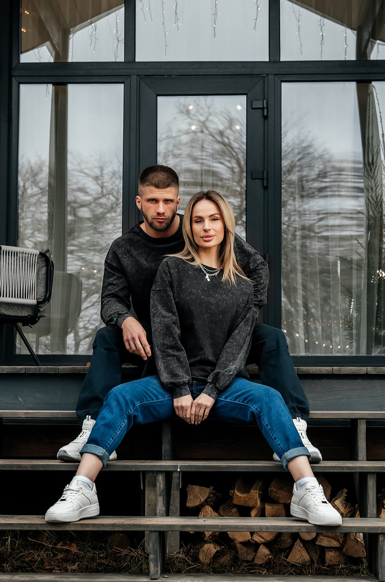 Мужской лонгслив оверсайз Happyfox