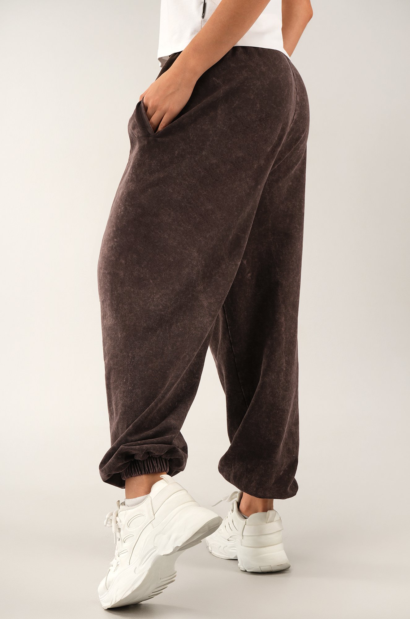 Женские брюки из футера двухнитки Happyfox