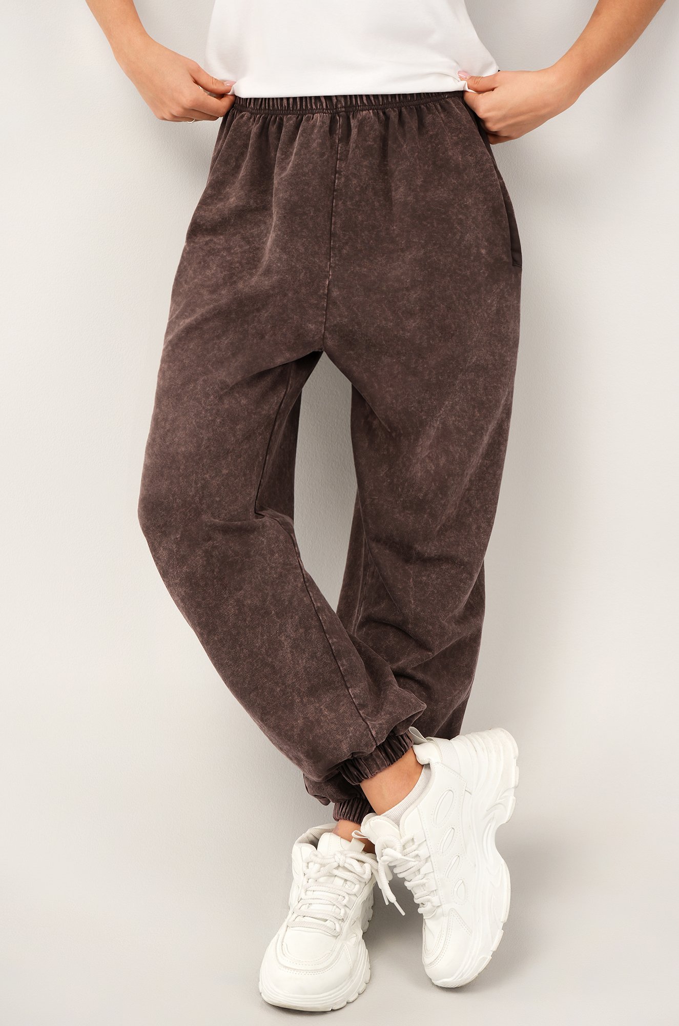 Женские брюки из футера двухнитки Happyfox