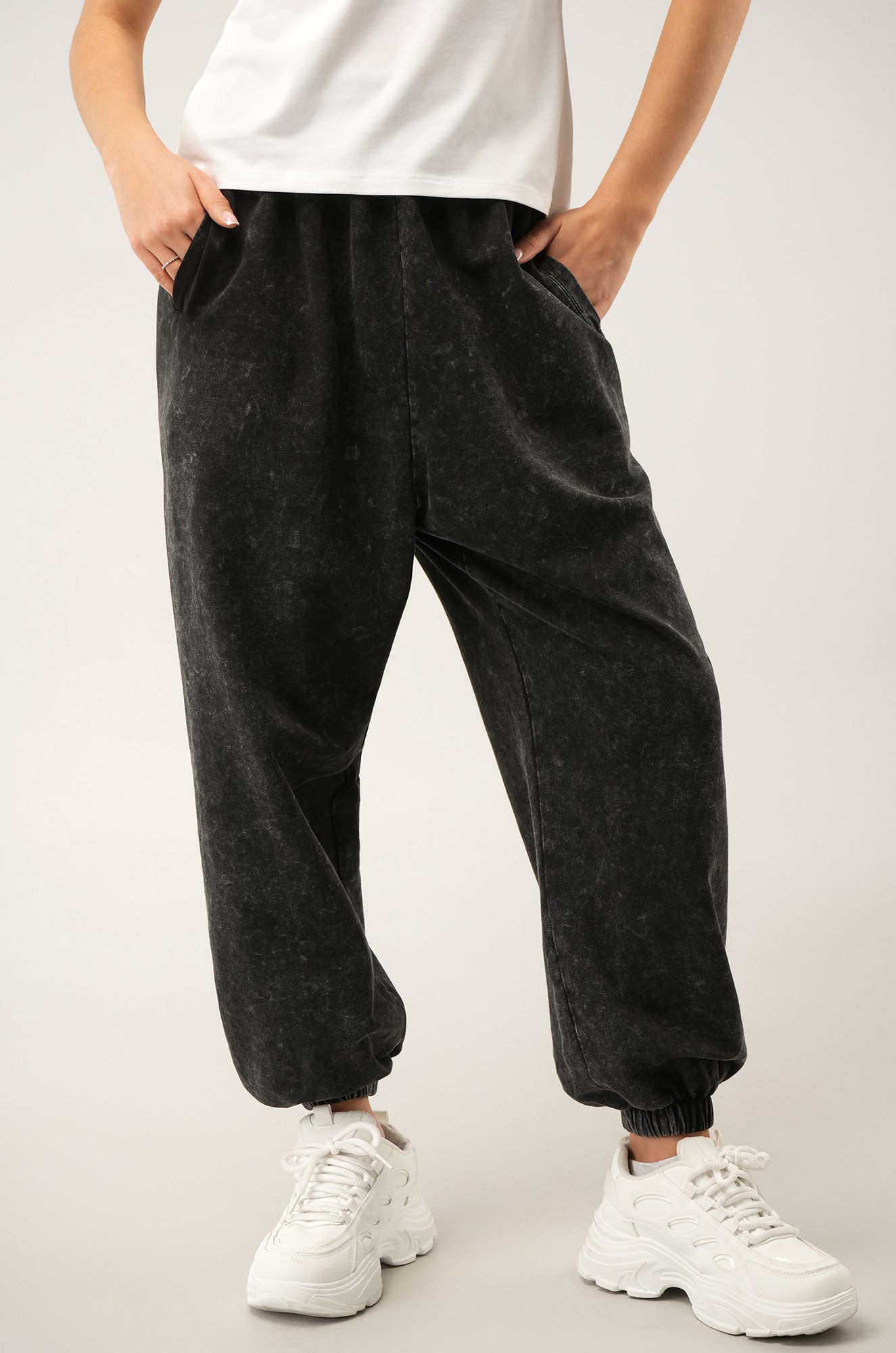 Женские брюки из футера двухнитки Happyfox