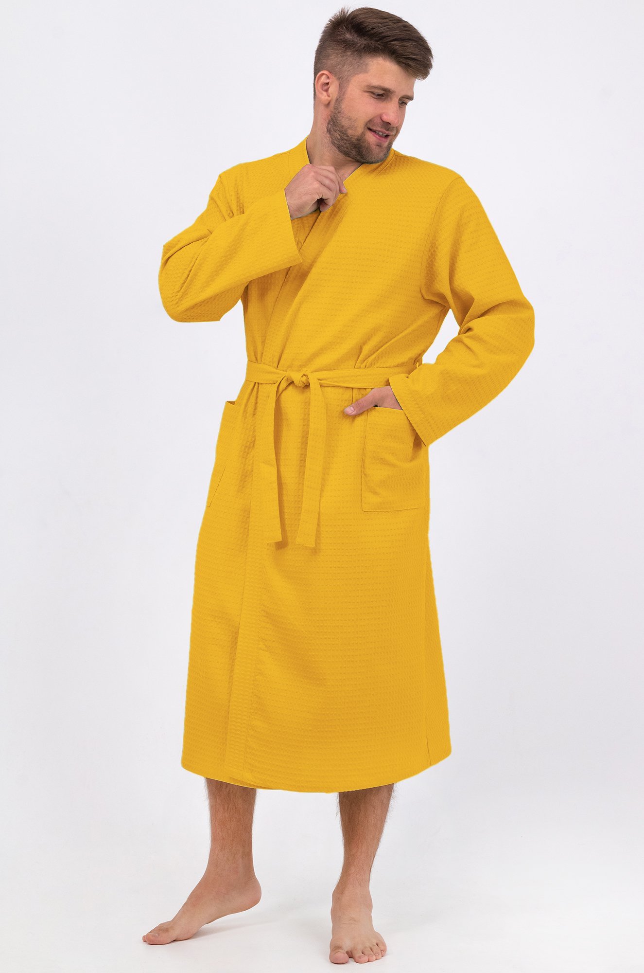 Халат вафельный Happy Fox Home