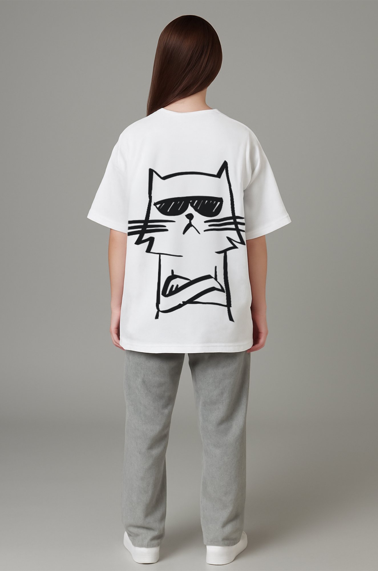 Детская футболка оверсайз Happyfox