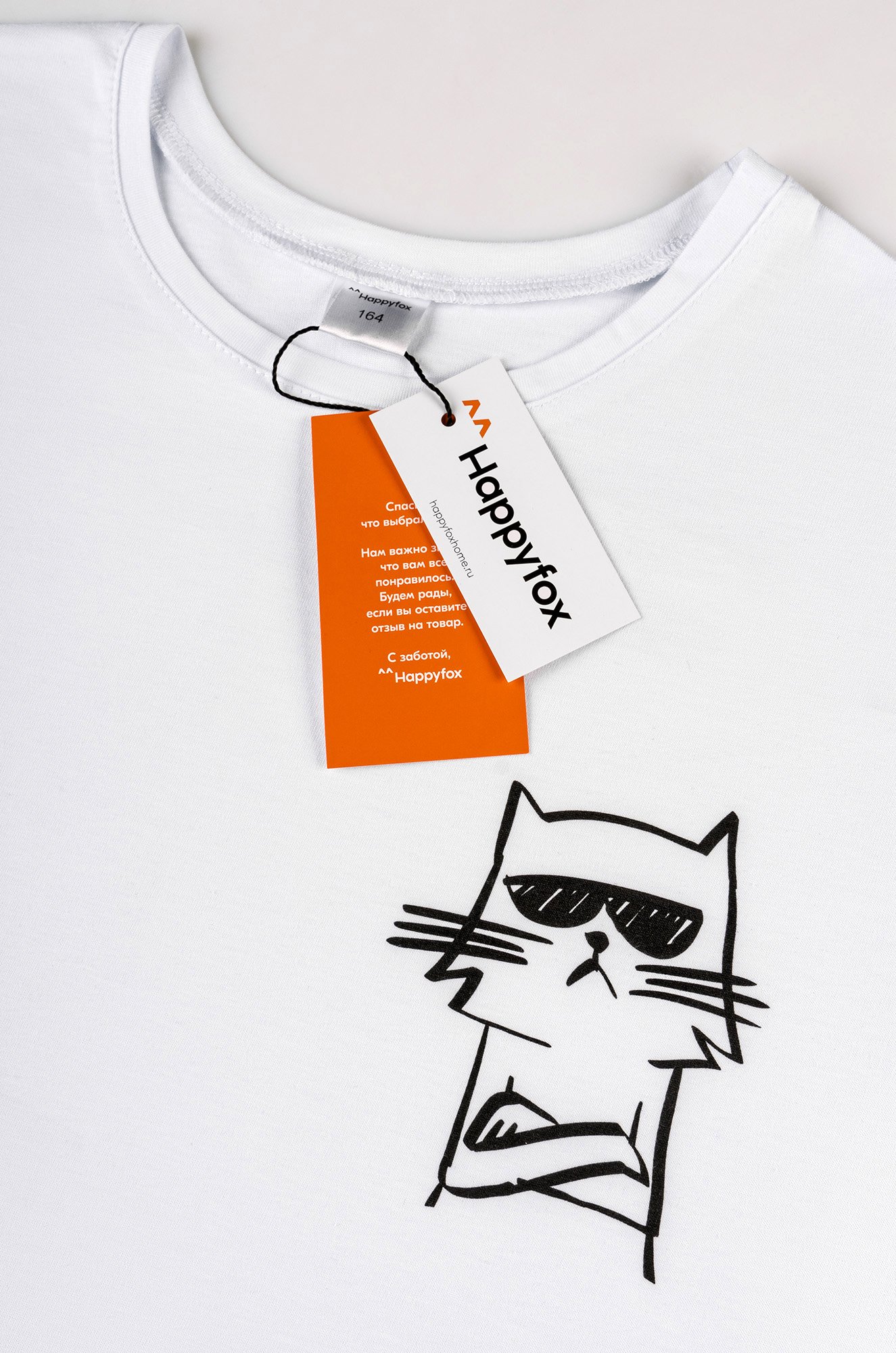 Детская футболка оверсайз Happyfox