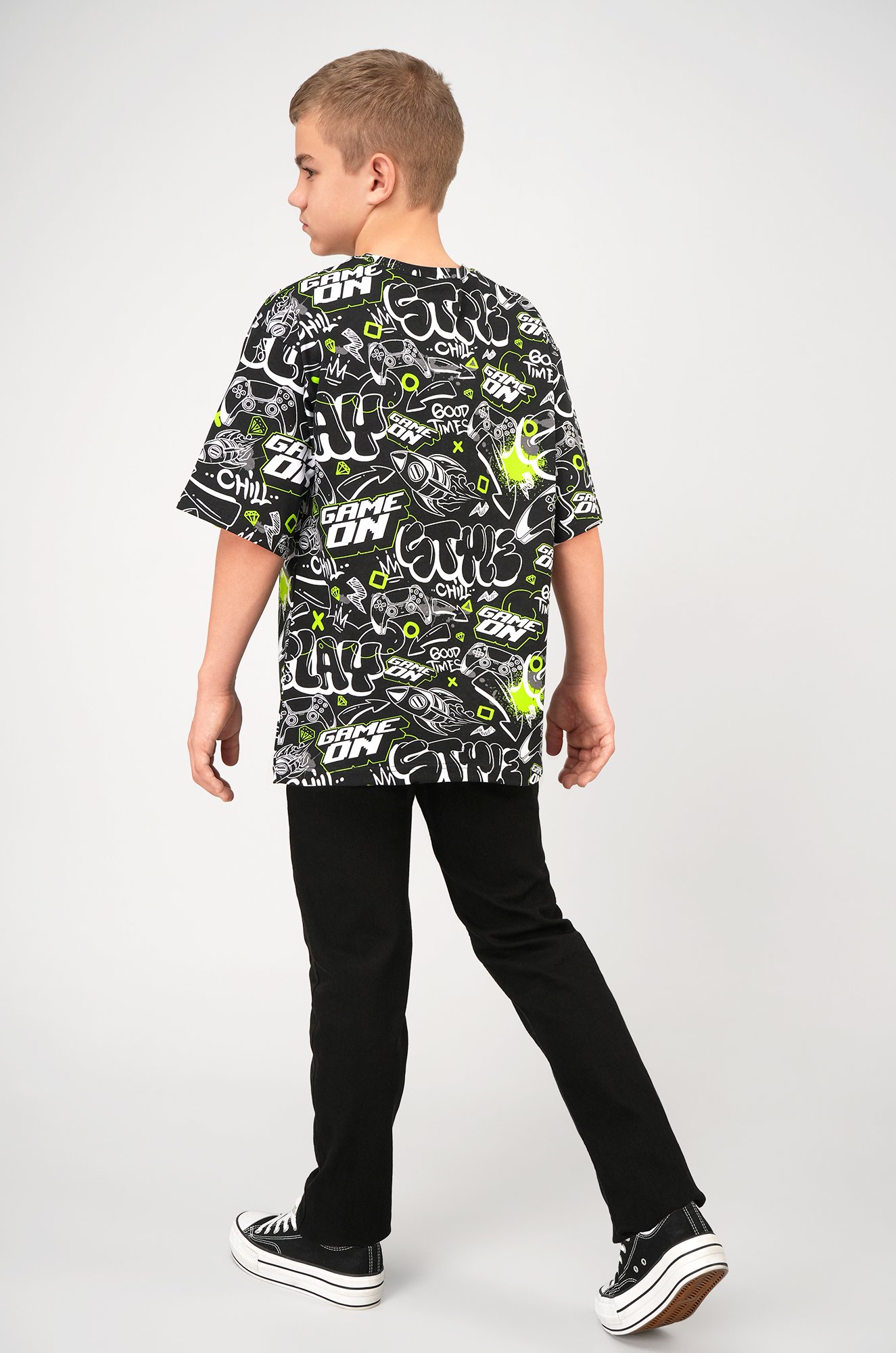 Детская футболка оверсайз Happyfox