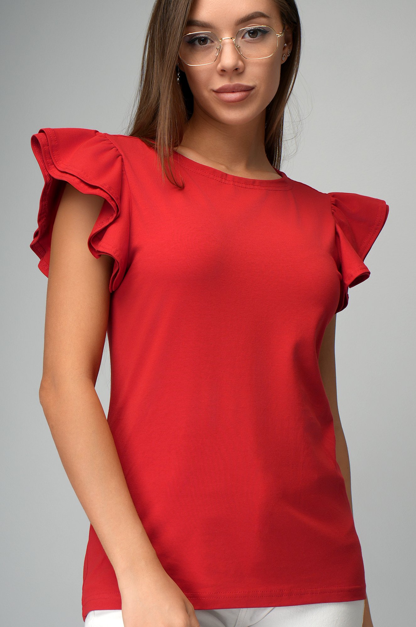 Женская блузка с коротким рукавом Happyfox