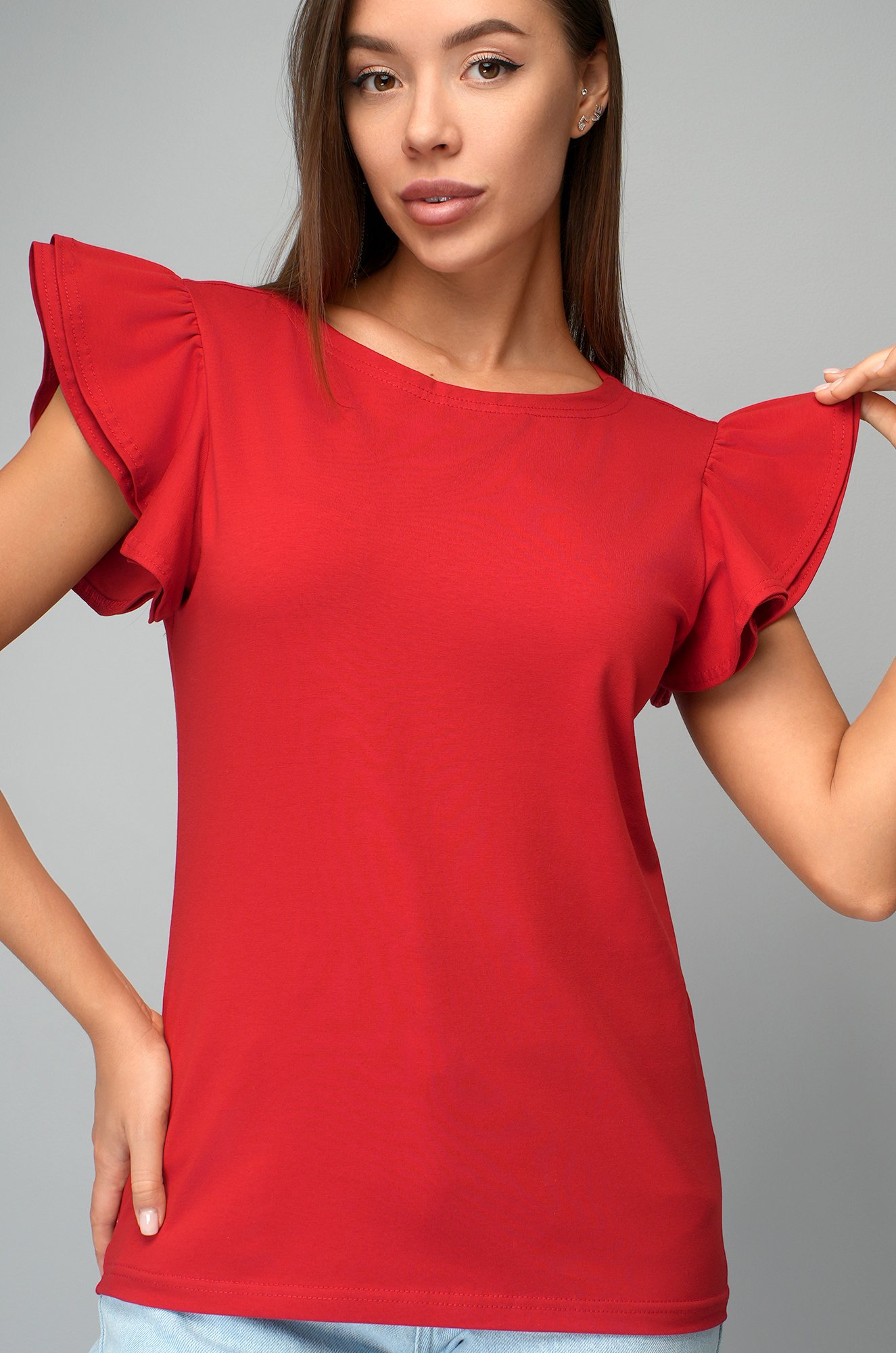 Женская блузка с коротким рукавом Happyfox