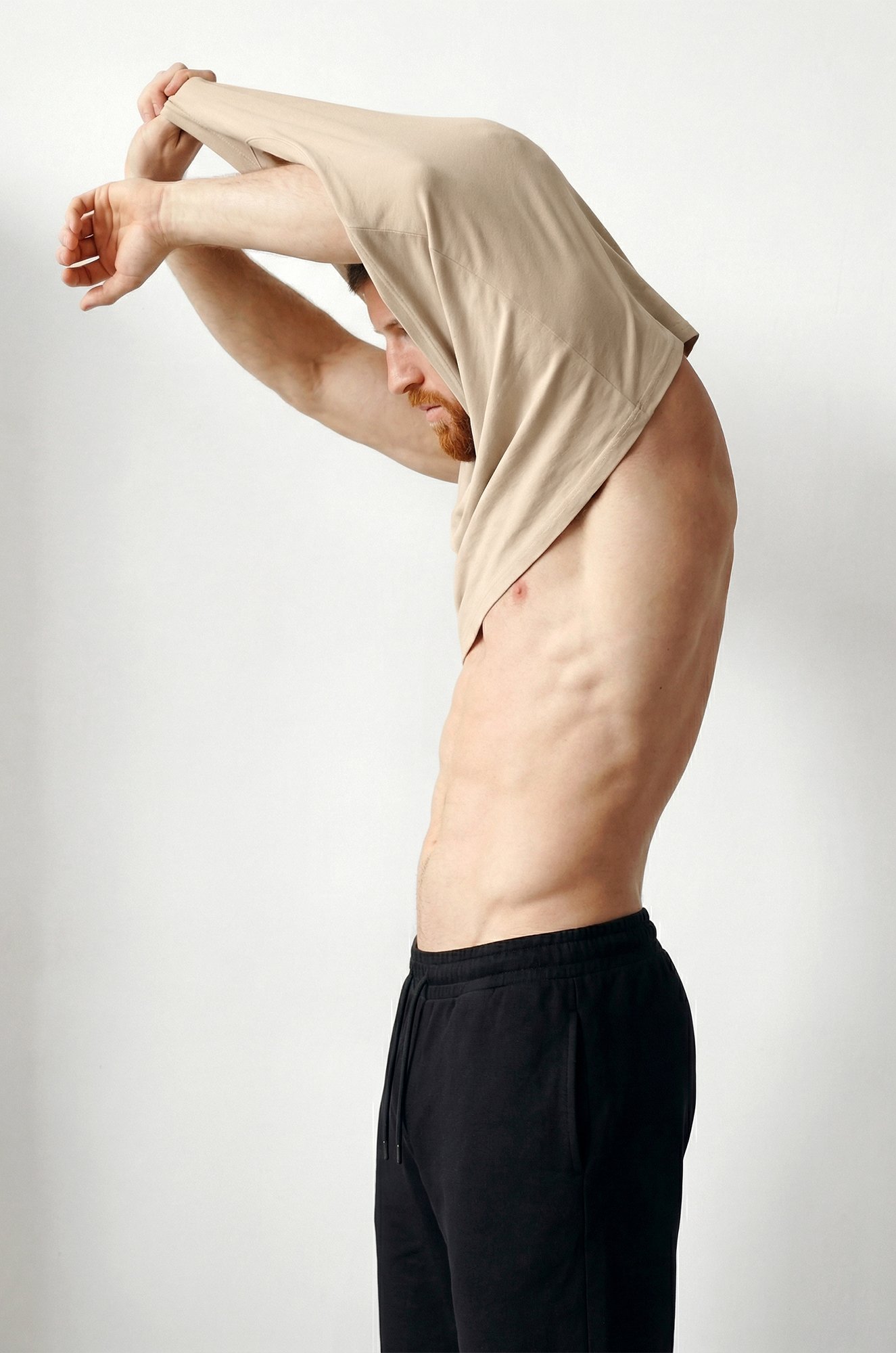 Мужская футболка оверсайз без рукавов Happyfox