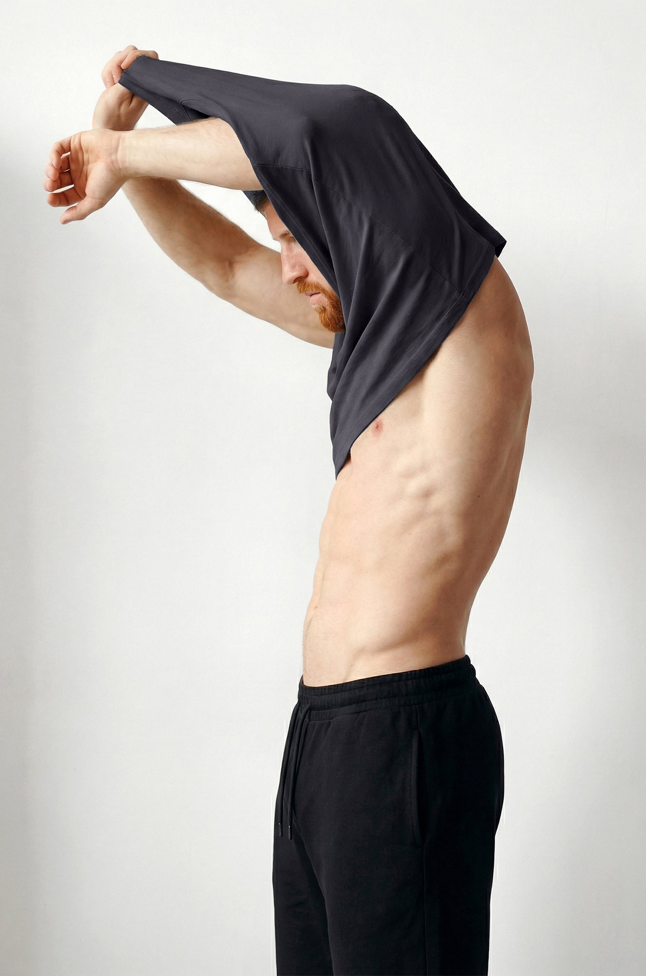 Мужская футболка оверсайз без рукавов Happyfox