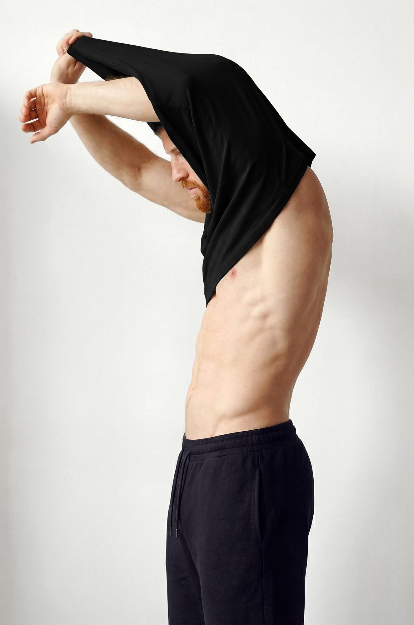 Мужская футболка оверсайз без рукавов Happyfox